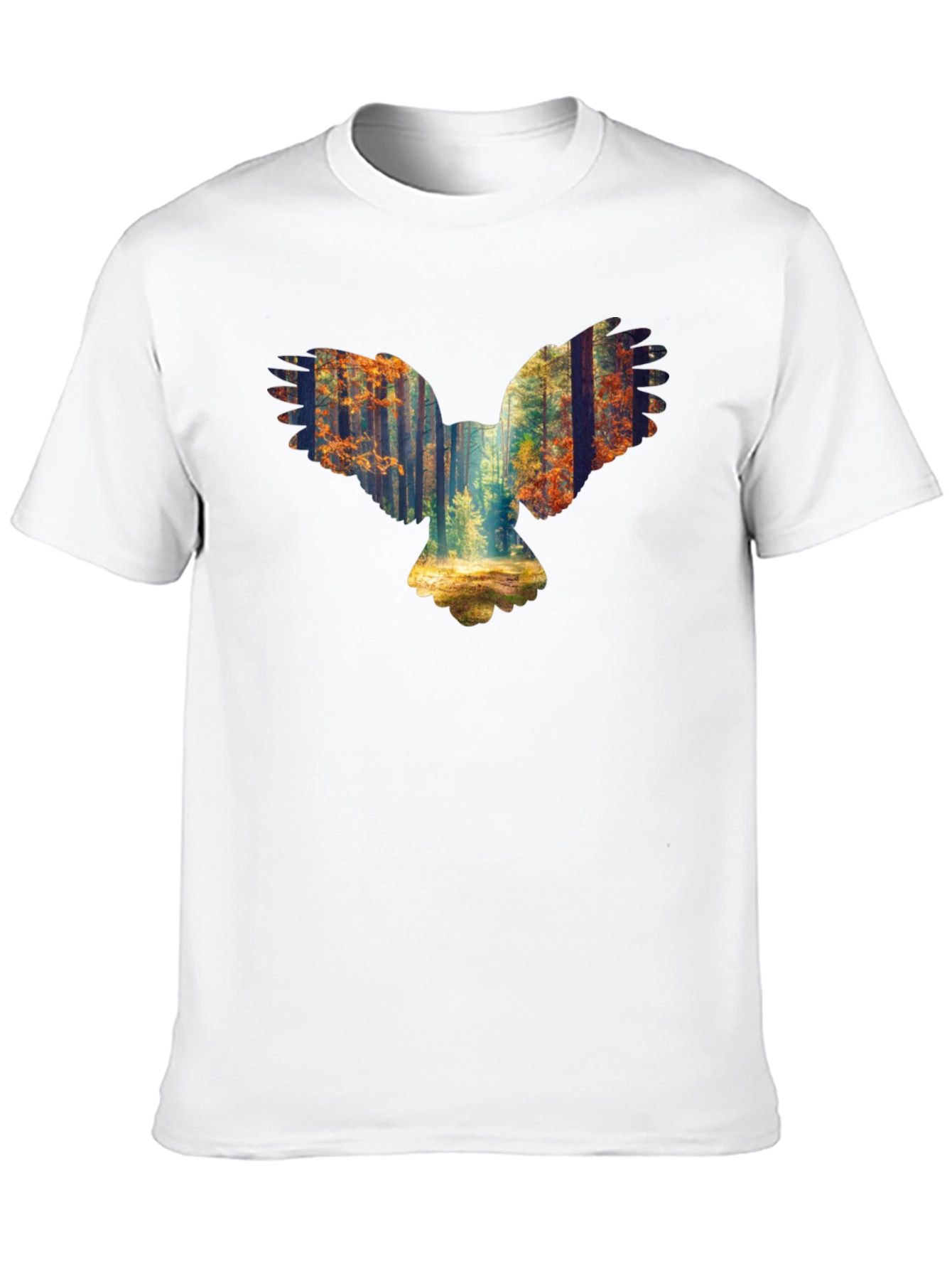 Forest Owl Graphic Tee - Nature Inspired Design