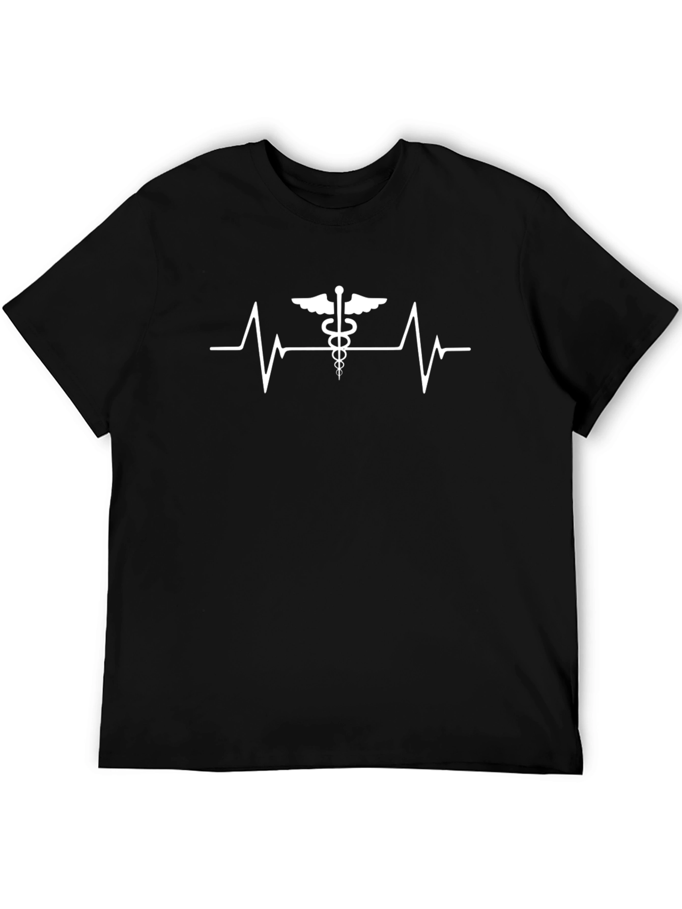Caduceus Heartbeat T-Shirt - Medical Design