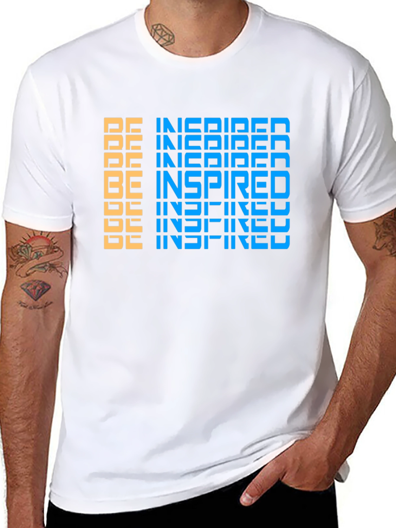 Be Inspired Graphic Tee - Motivational Design