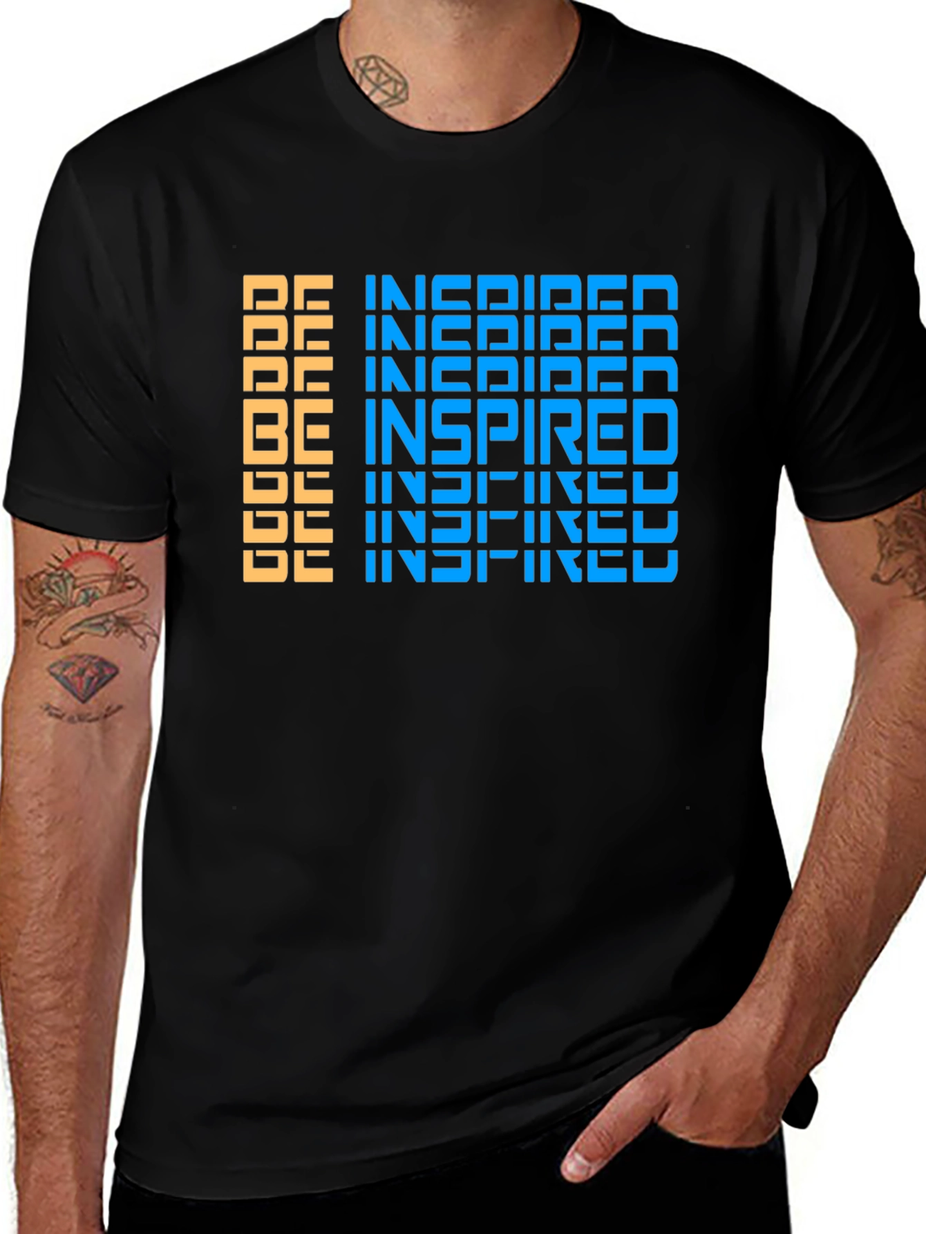 Be Inspired Graphic Tee - Motivational Design