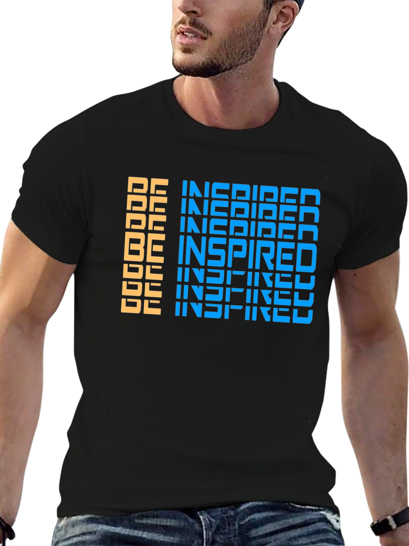 Be Inspired Graphic Tee - Motivational Design