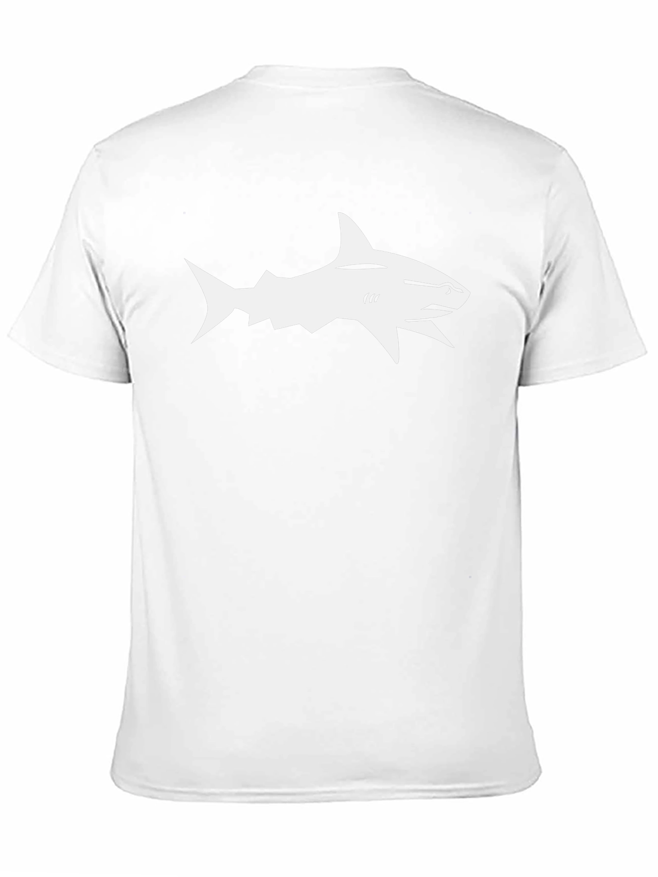 Shark Graphic Tee - Stylish Black Cotton T-Shirt