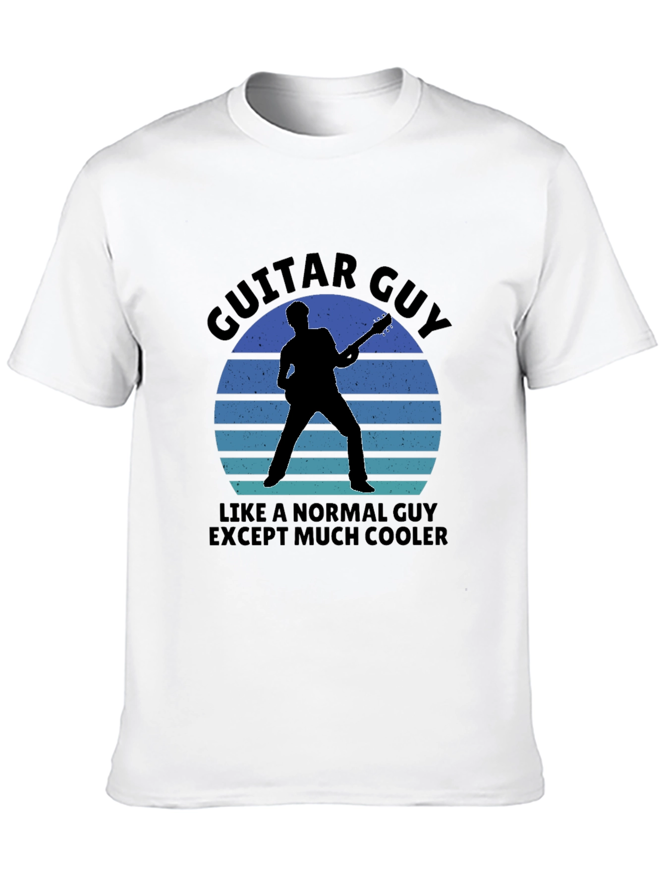 Guitar Guy Graphic T-Shirt - Cool Musician Tee