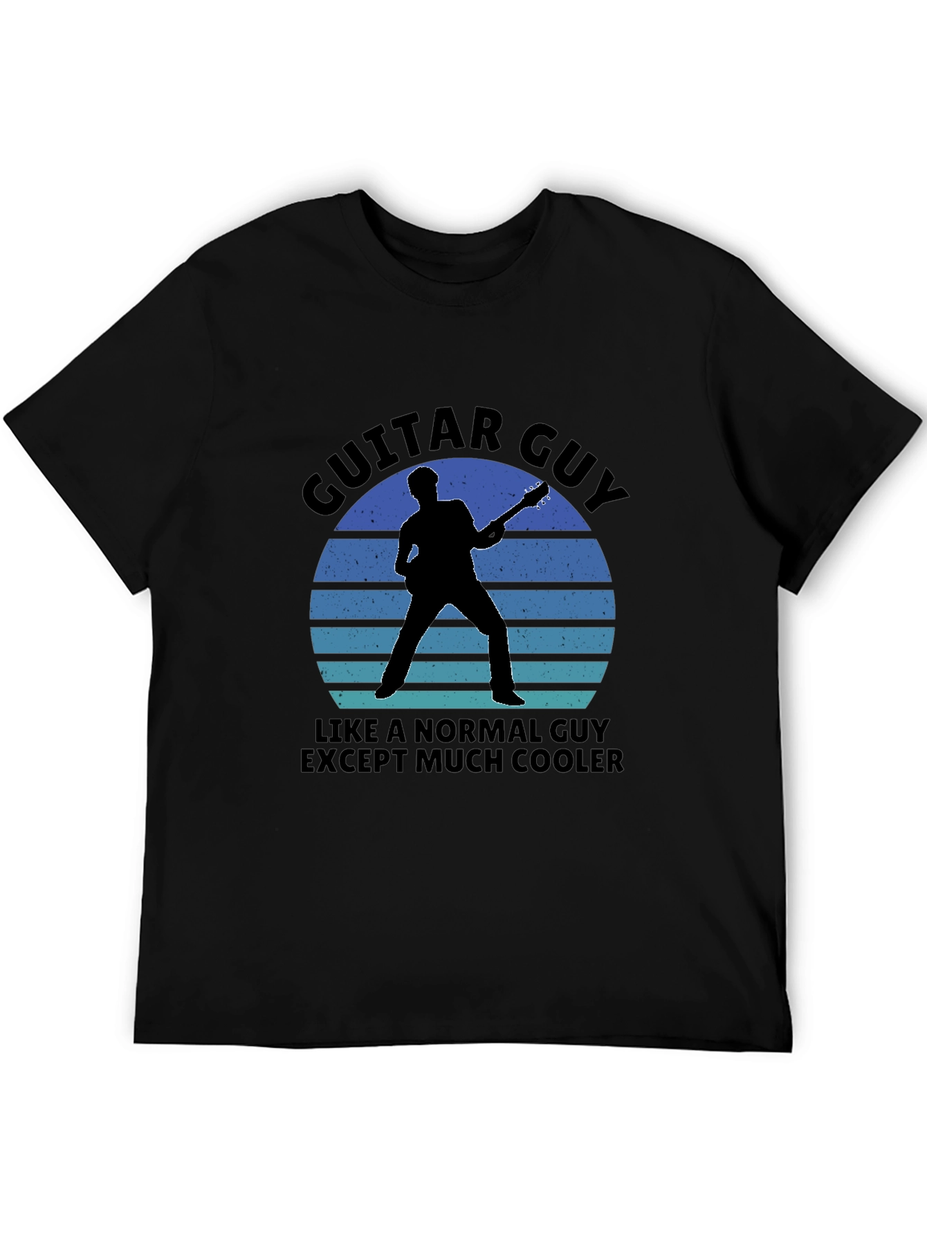 Guitar Guy Graphic T-Shirt - Cool Musician Tee