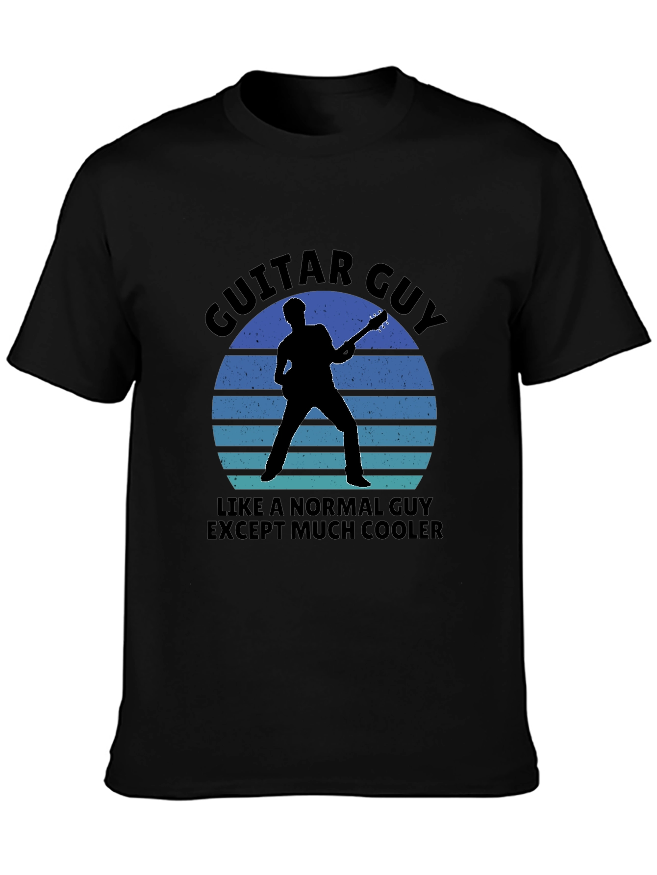 Guitar Guy Graphic T-Shirt - Cool Musician Tee
