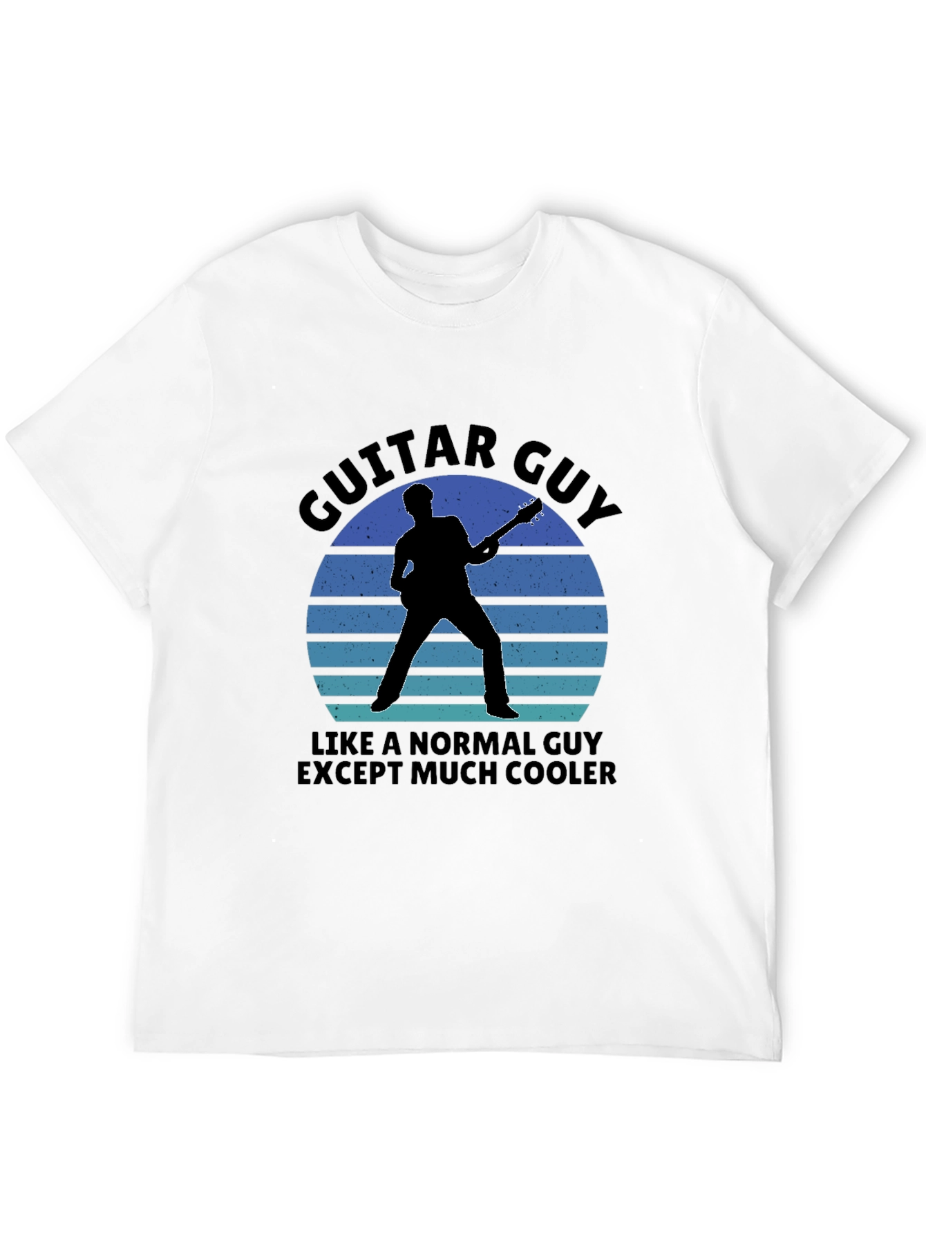 Guitar Guy Graphic T-Shirt - Cool Musician Tee