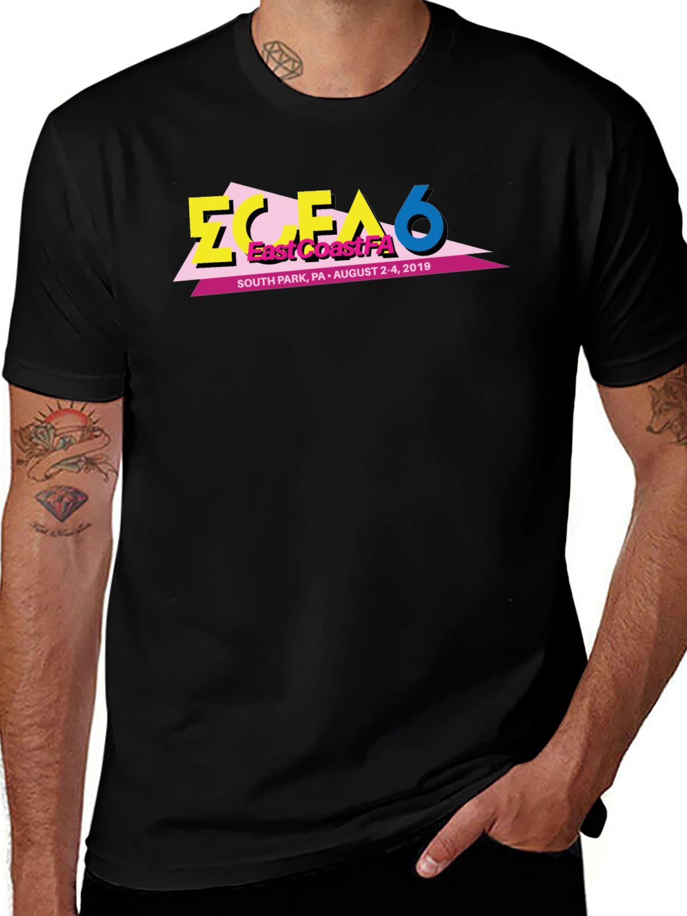 EastCoastFA 6 Black T-Shirt