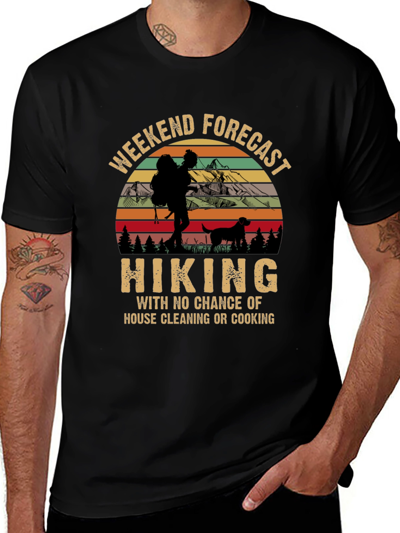 Weekend Hiking Forecast T-Shirt
