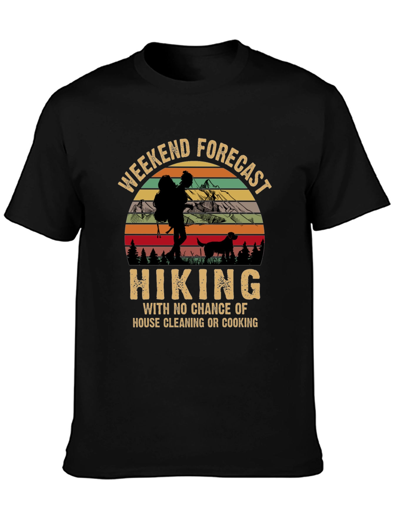 Weekend Hiking Forecast T-Shirt