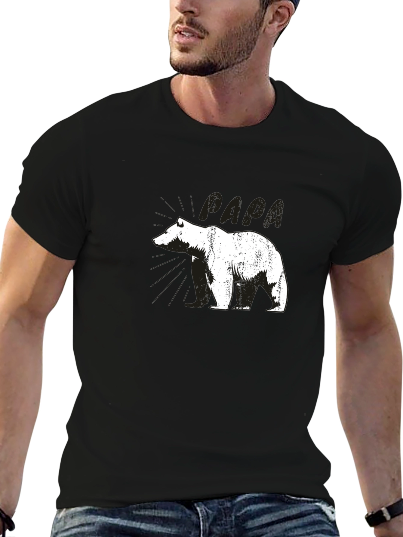 Papa Bear T-Shirt - Dad Gift