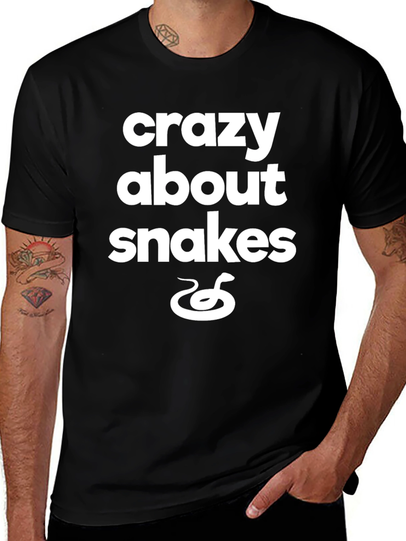 Crazy About Snakes Graphic Tee