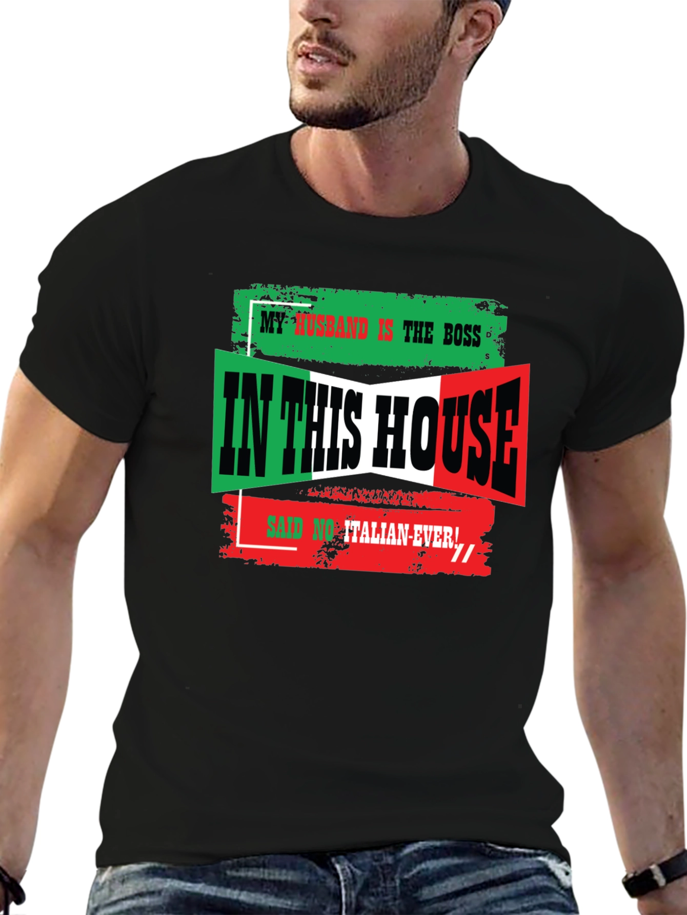 Italian Pride T-Shirt - Boss Husband Design