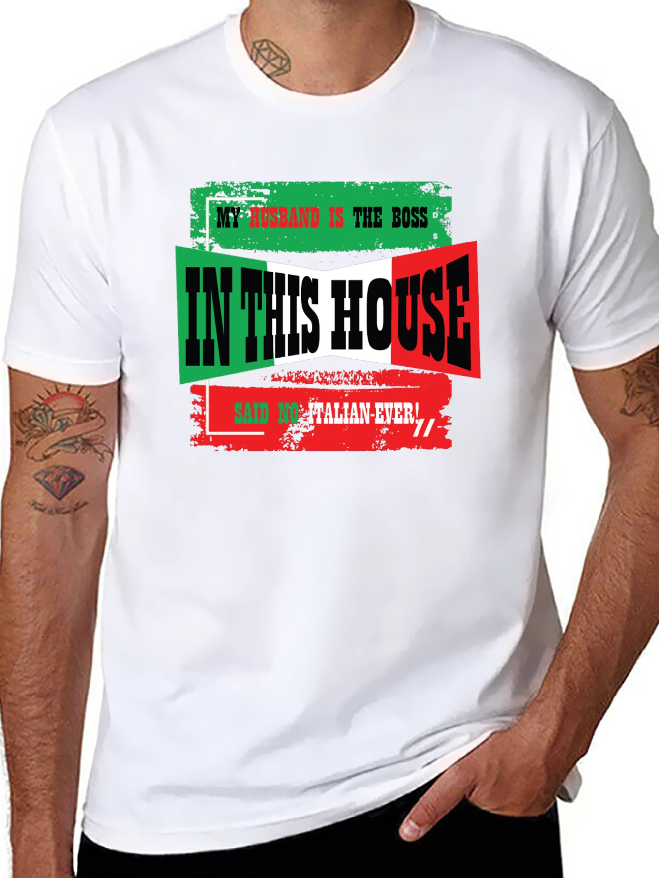 Italian Pride T-Shirt - Boss Husband Design
