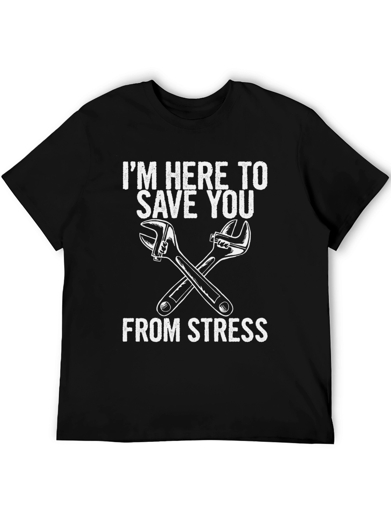 Stress Relief T-Shirt - Wrench Graphic