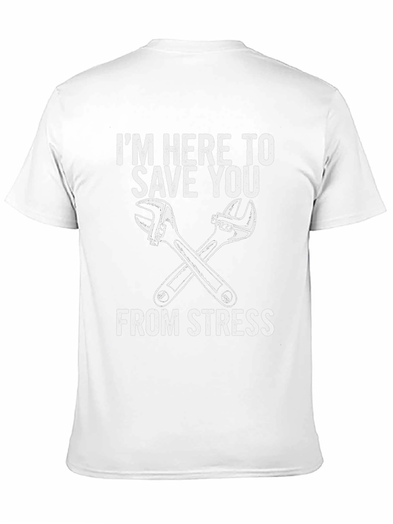 Stress Relief T-Shirt - Wrench Graphic