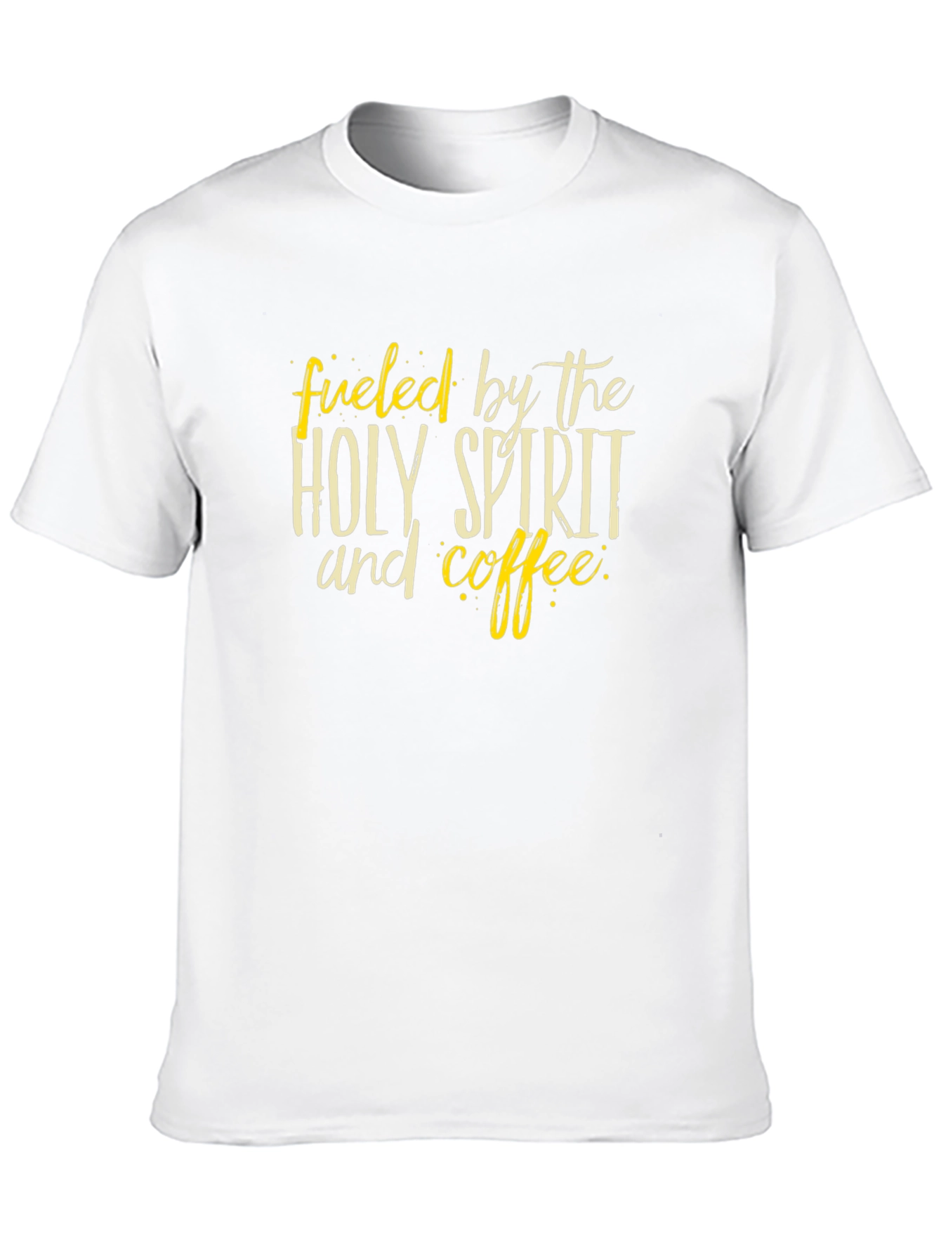 Fueled by Holy Spirit & Coffee Graphic T-Shirt