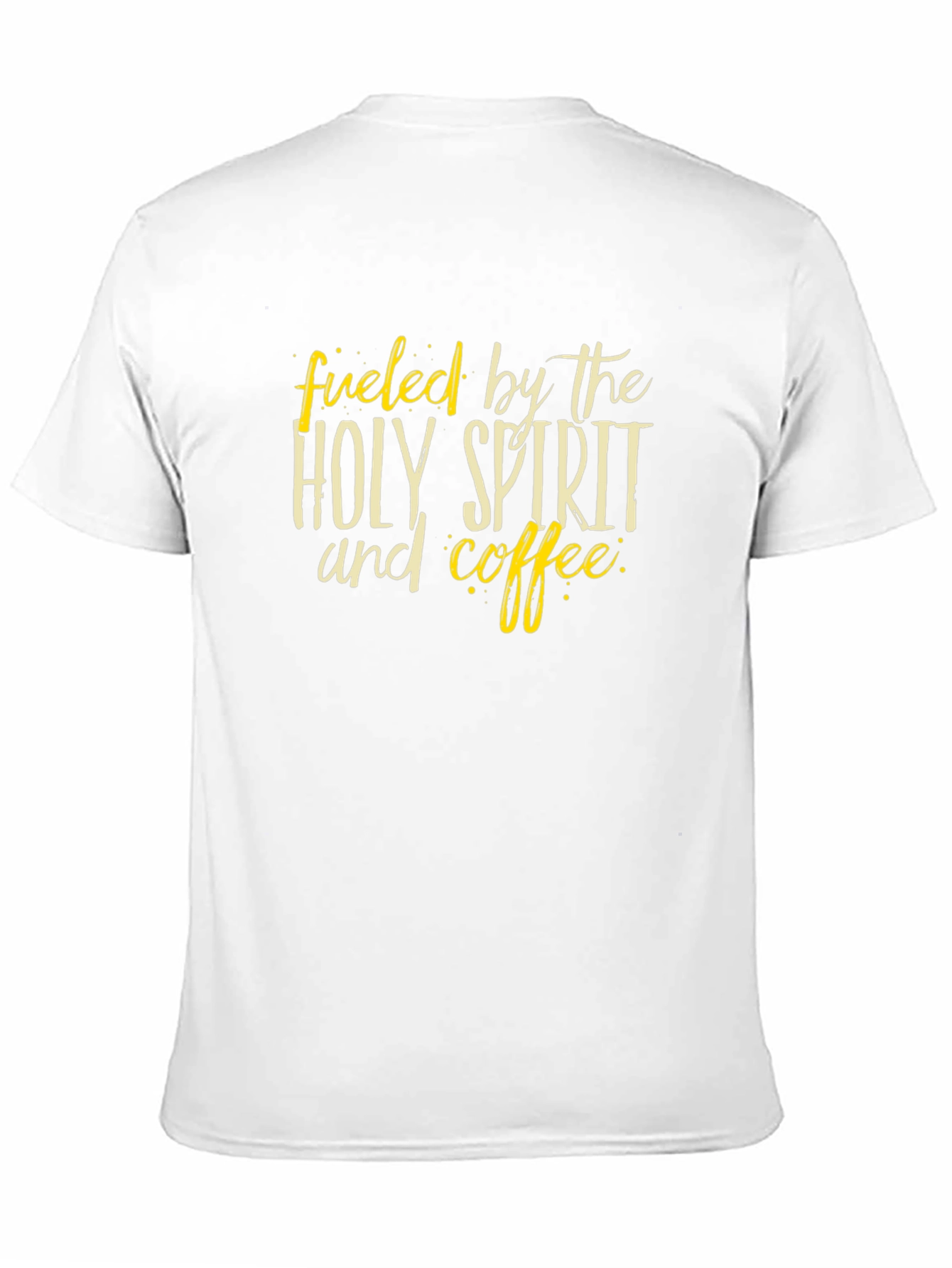Fueled by Holy Spirit & Coffee Graphic T-Shirt