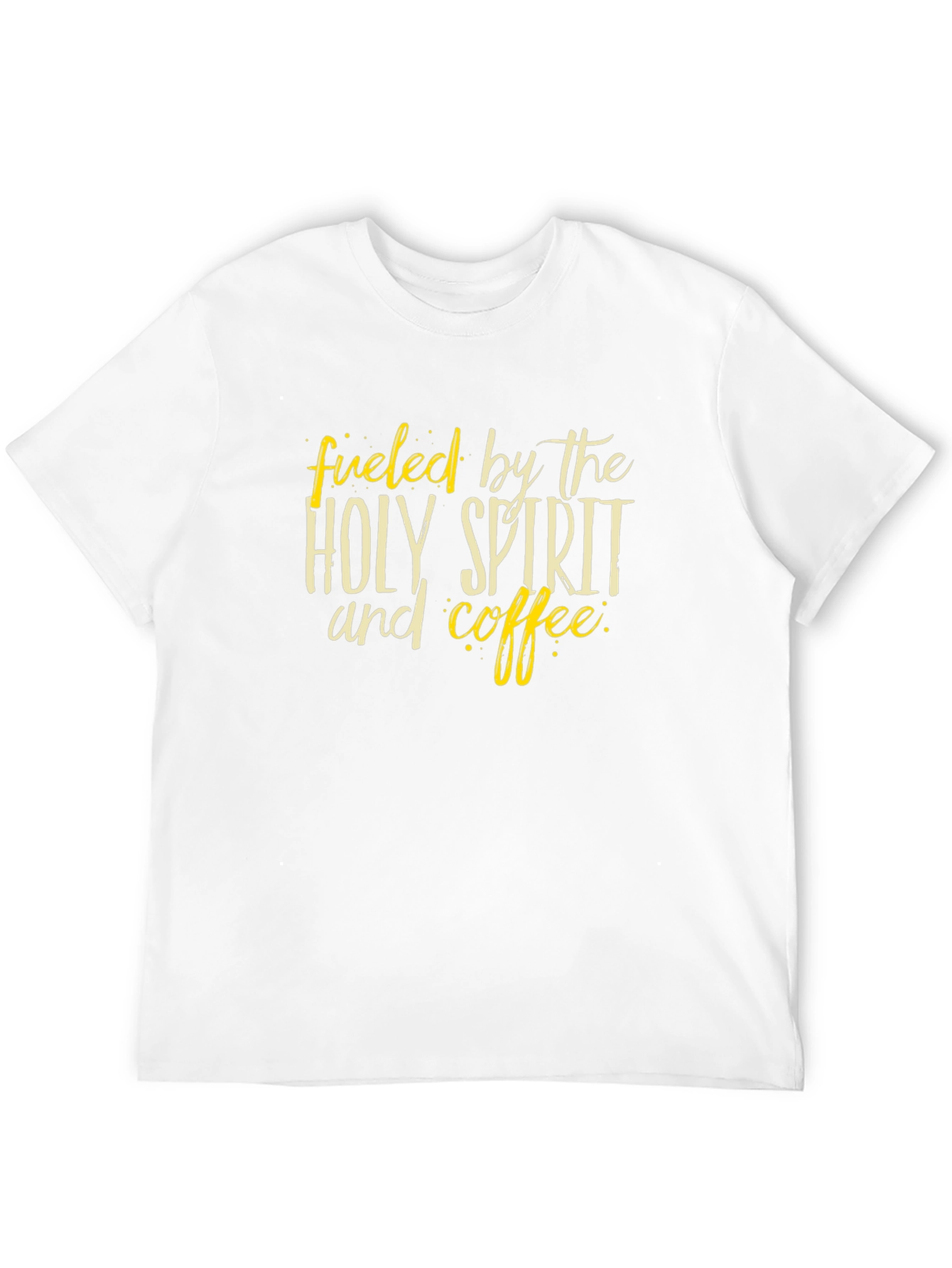 Fueled by Holy Spirit & Coffee Graphic T-Shirt