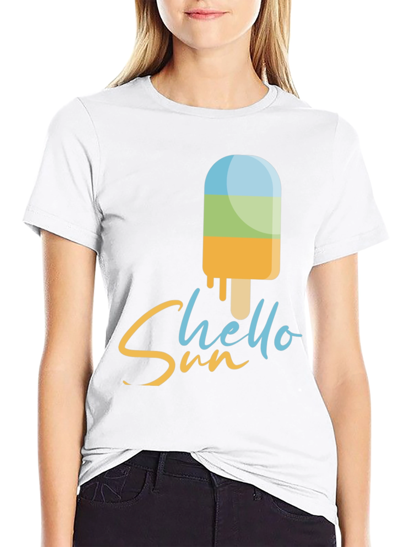 Shello Sun Graphic T-Shirt - Summer Fun Tee