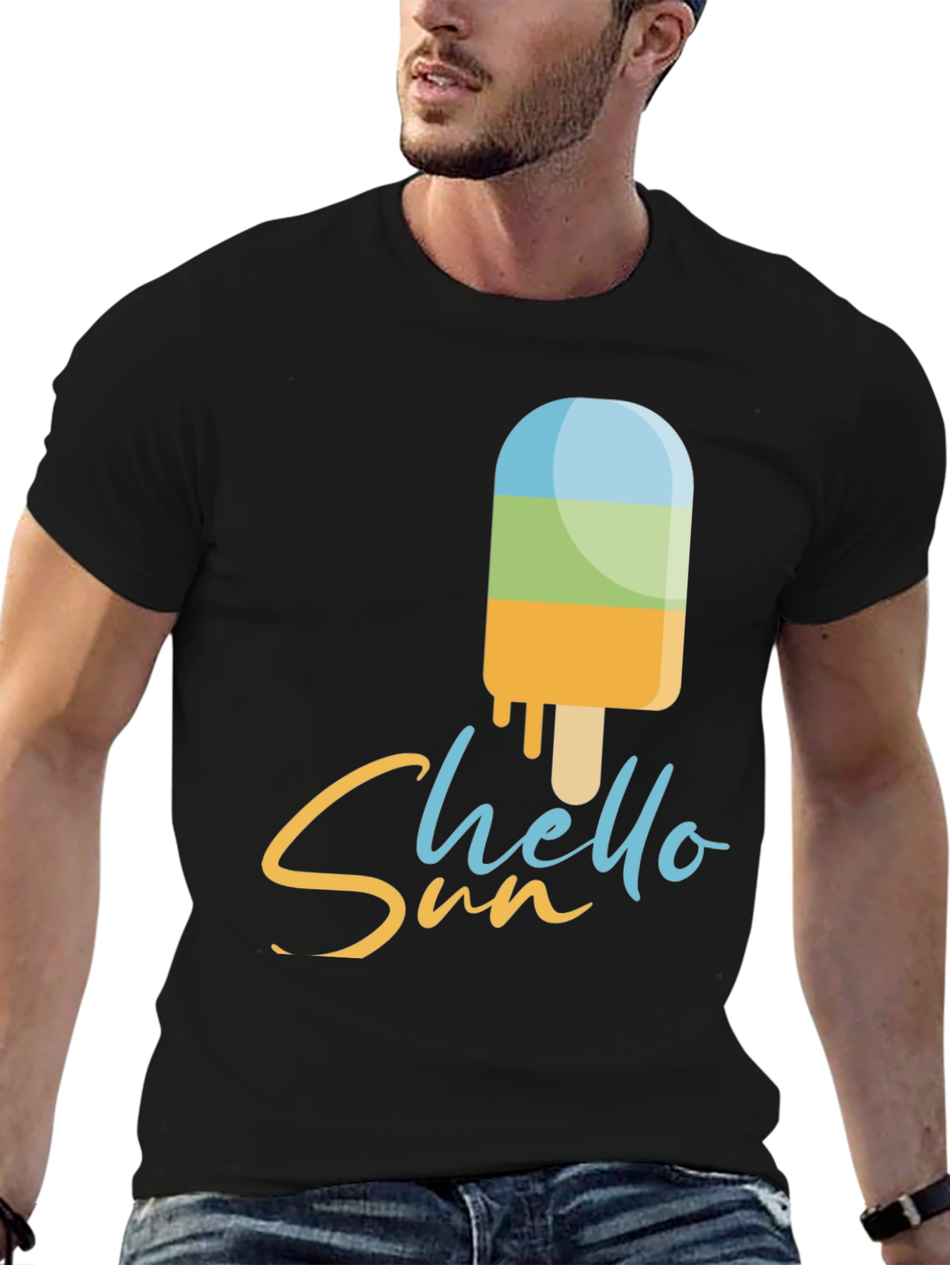 Shello Sun Graphic T-Shirt - Summer Fun Tee