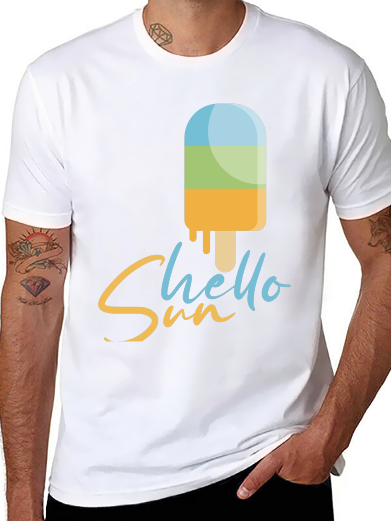 Shello Sun Graphic T-Shirt - Summer Fun Tee