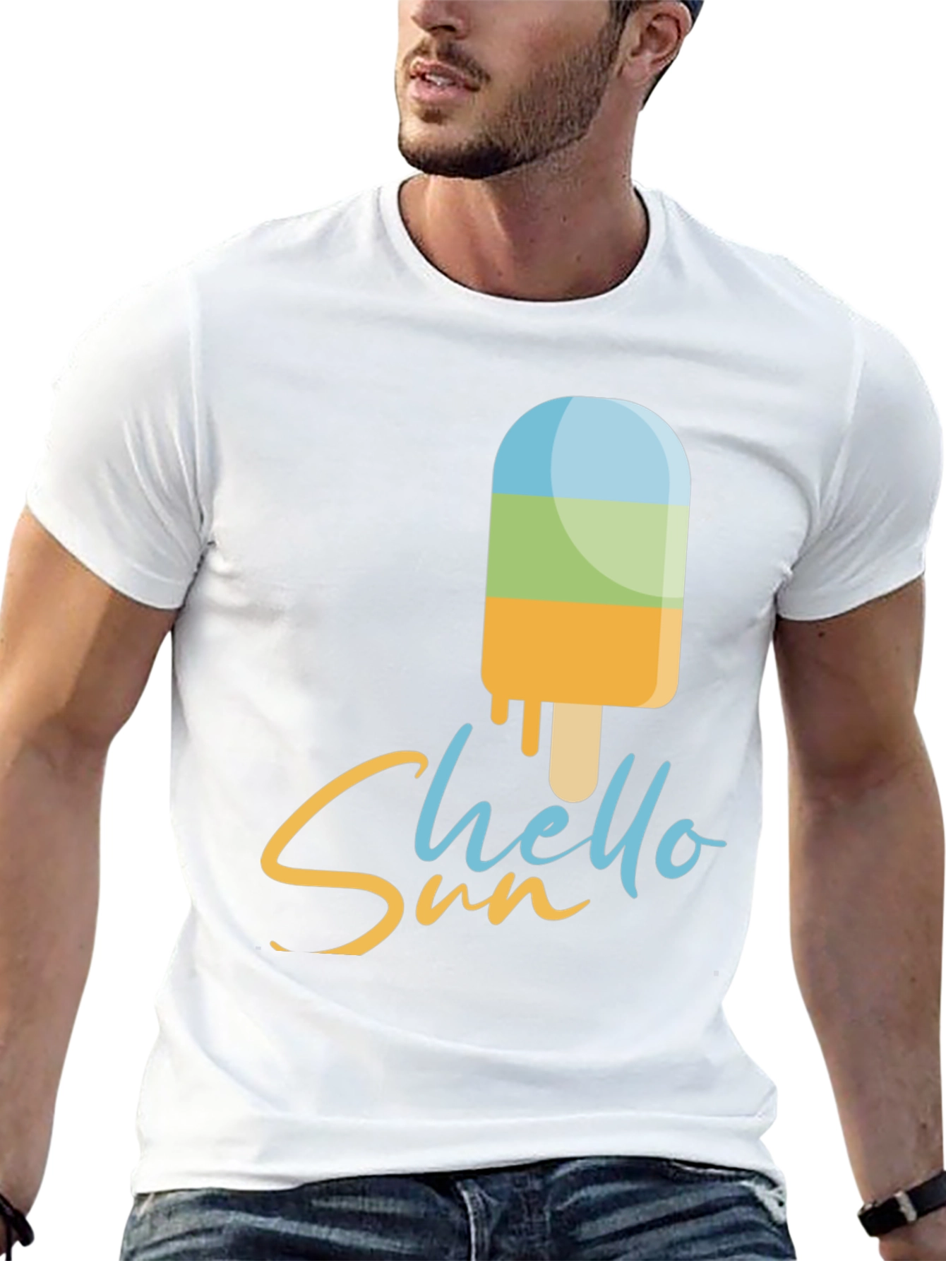 Shello Sun Graphic T-Shirt - Summer Fun Tee