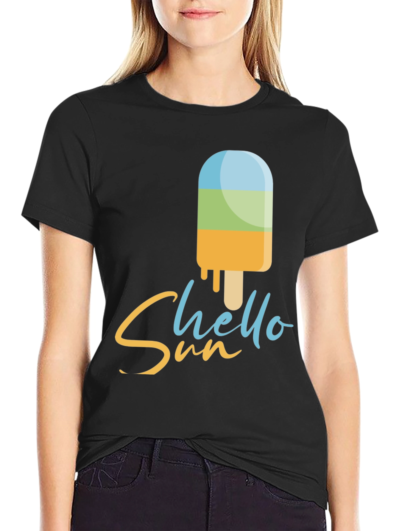 Shello Sun Graphic T-Shirt - Summer Fun Tee
