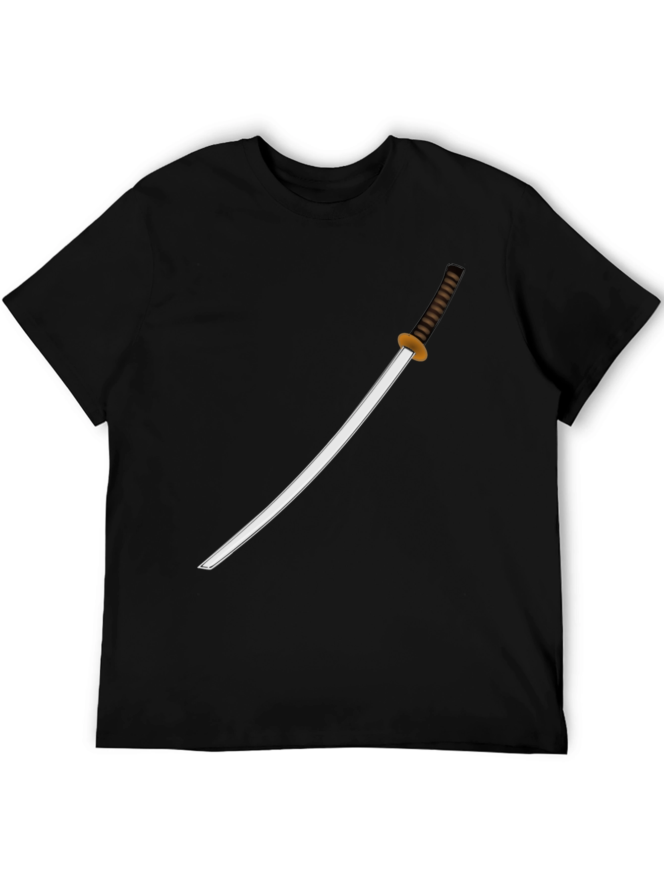 Katana Graphic T-Shirt - Classic Samurai Style