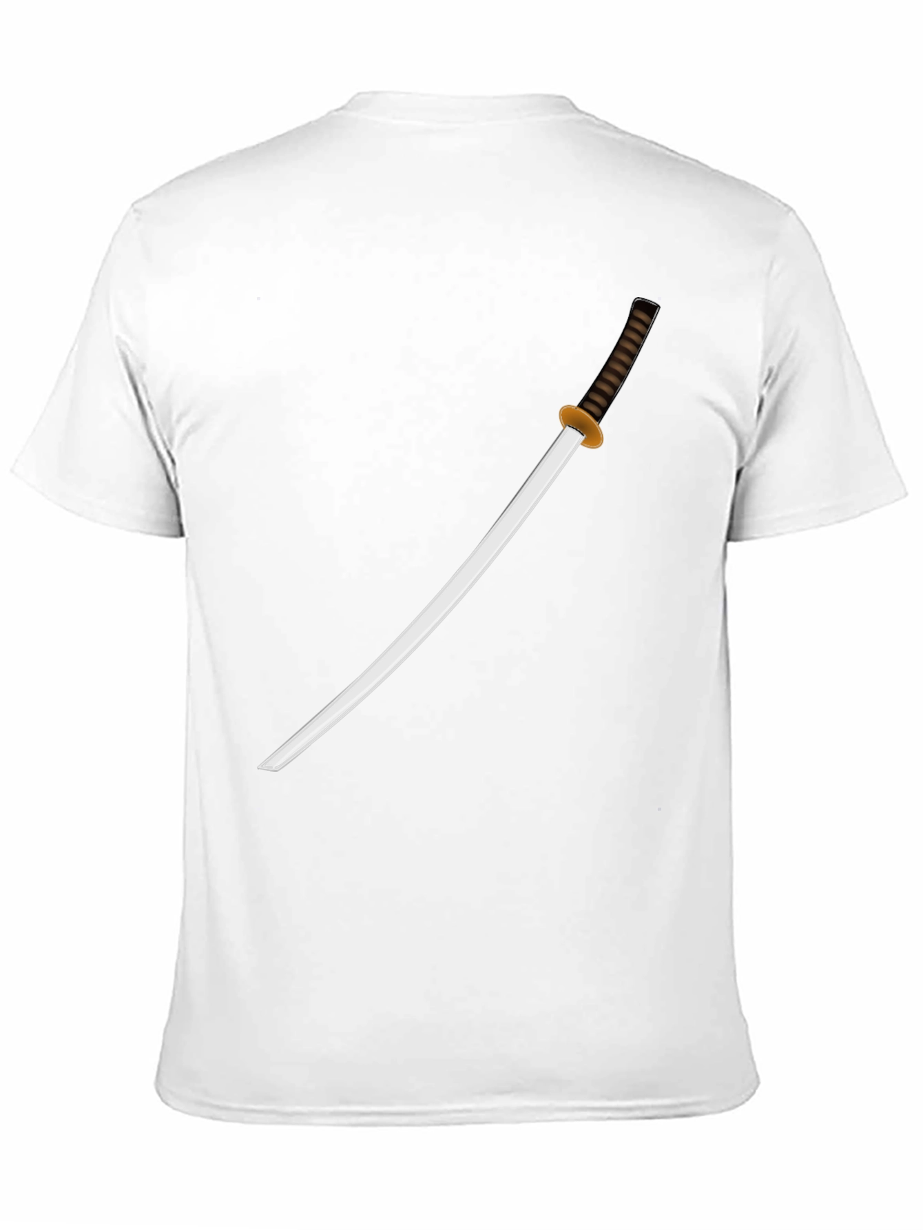 Katana Graphic T-Shirt - Classic Samurai Style