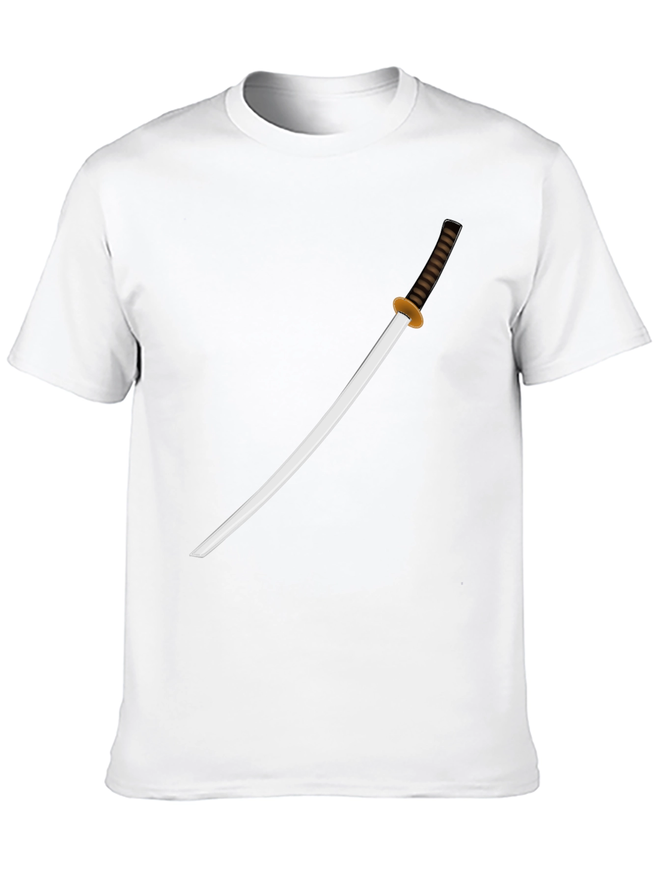 Katana Graphic T-Shirt - Classic Samurai Style