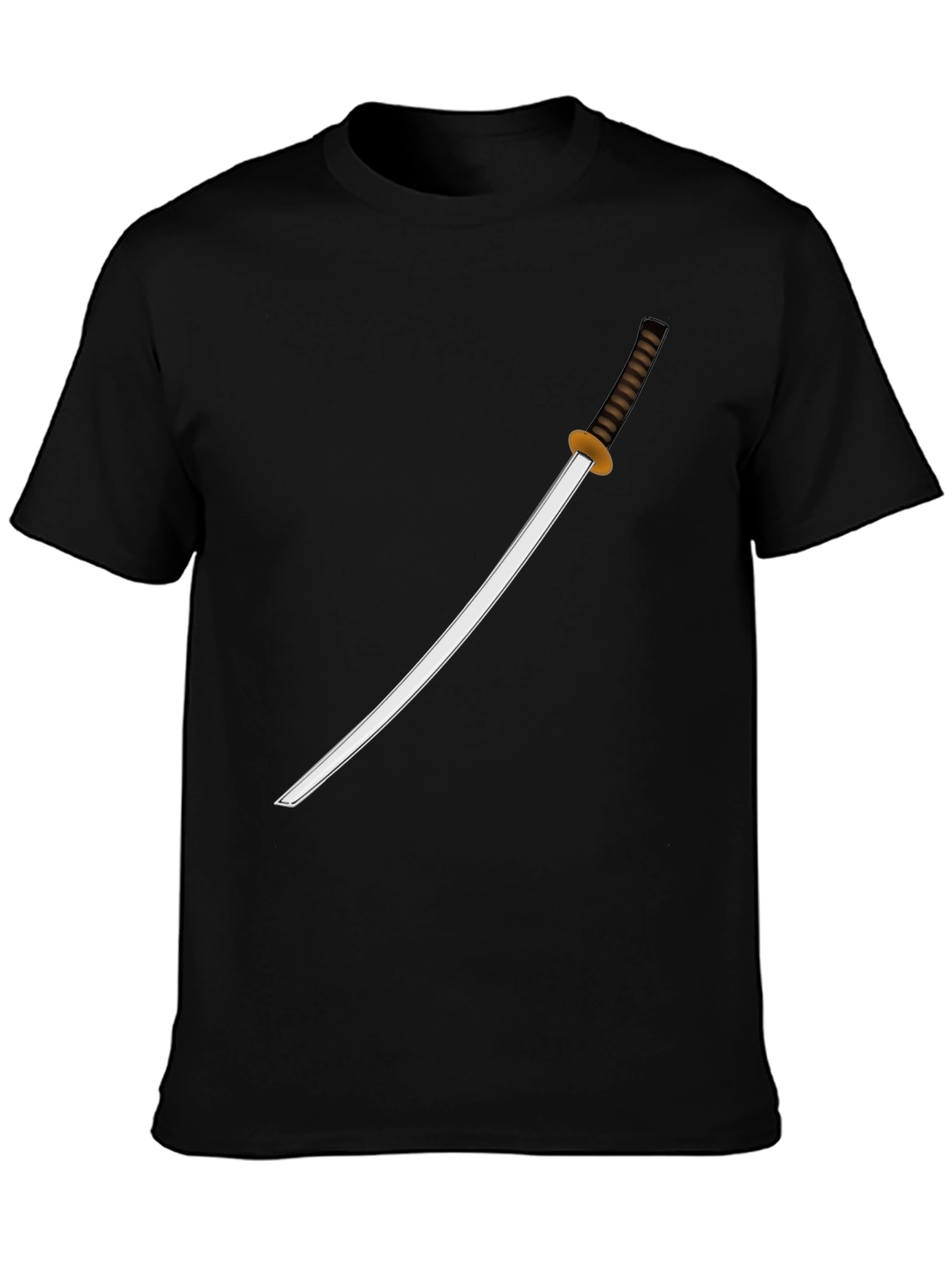 Katana Graphic T-Shirt - Classic Samurai Style