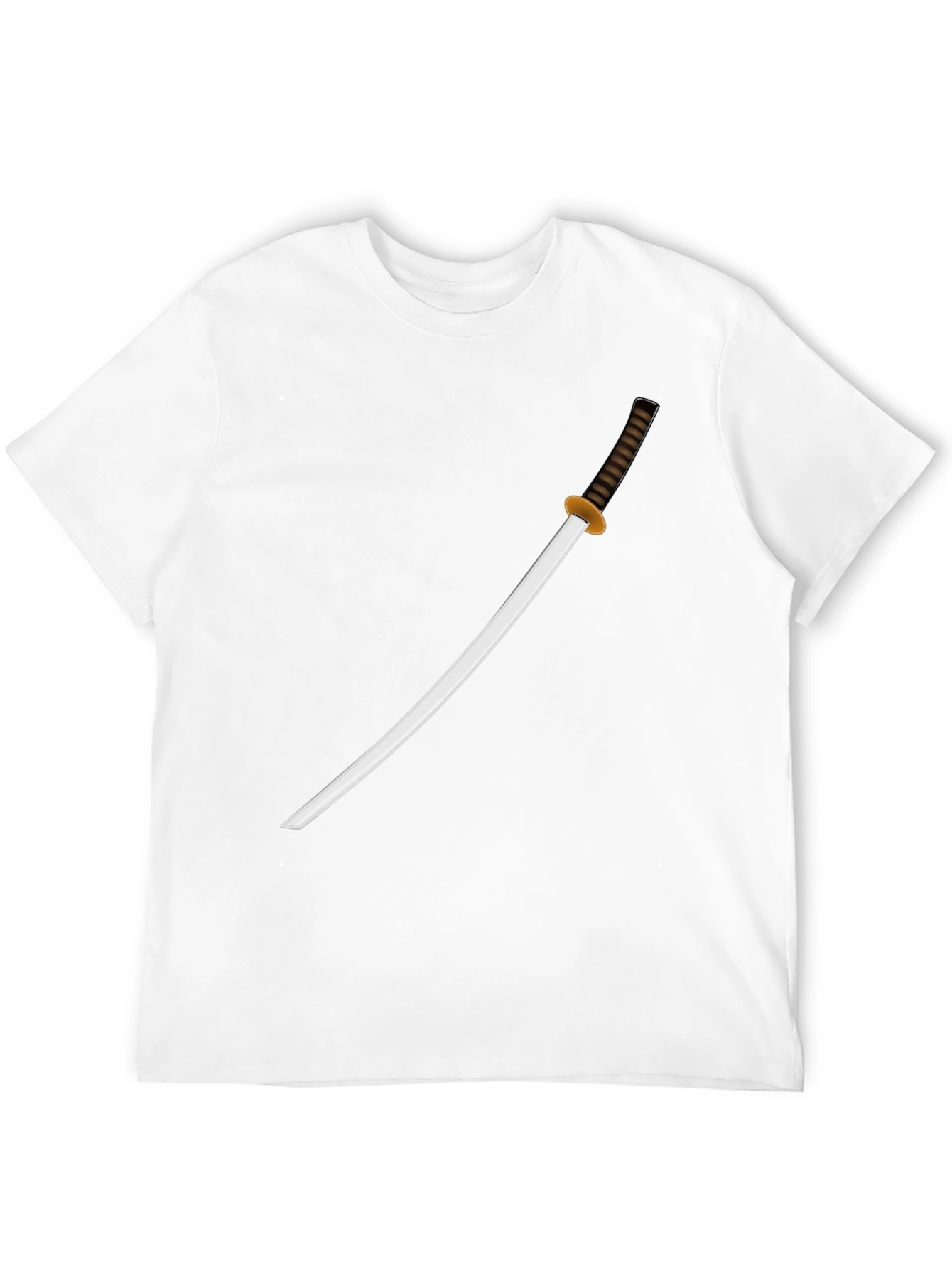 Katana Graphic T-Shirt - Classic Samurai Style