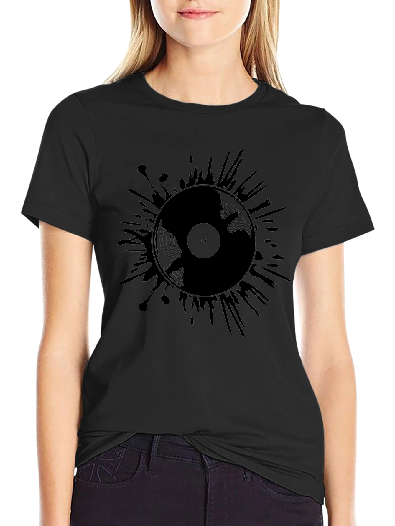 Vinyl Record Graphic T-Shirt