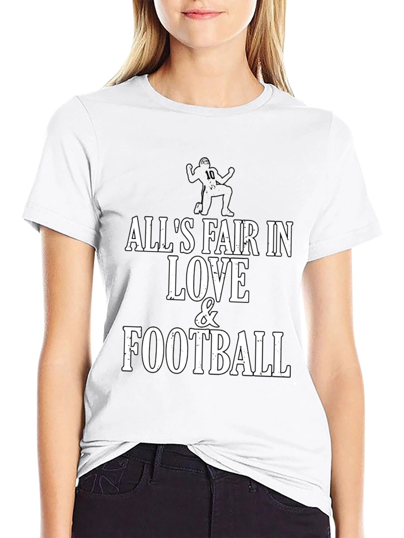 Alls Fair in Love & Football Graphic Tee