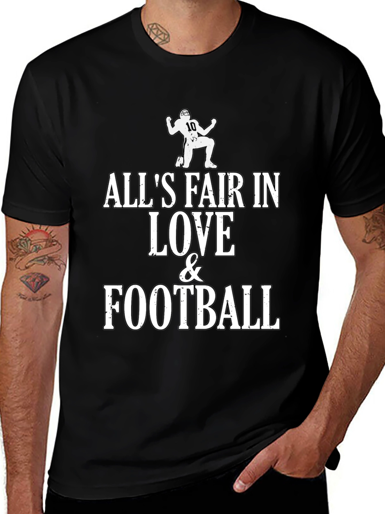 Alls Fair in Love & Football Graphic Tee