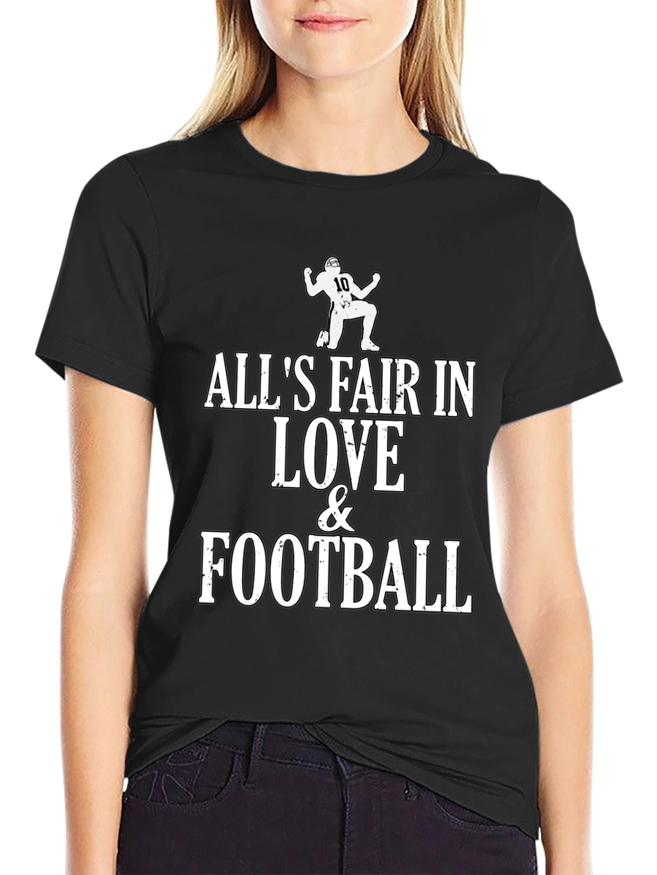 Alls Fair in Love & Football Graphic Tee