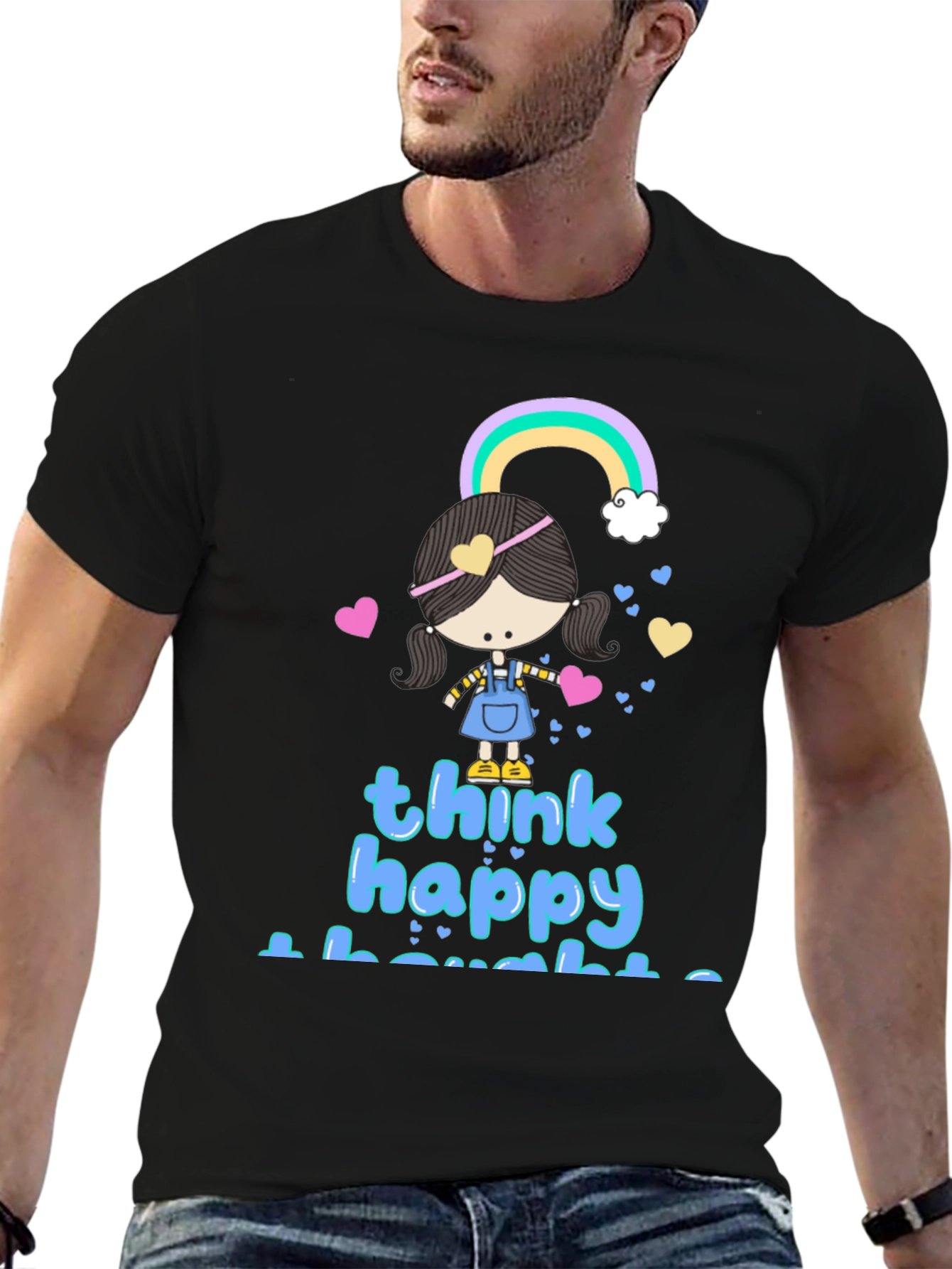 Think Happy Thoughts Graphic Tee