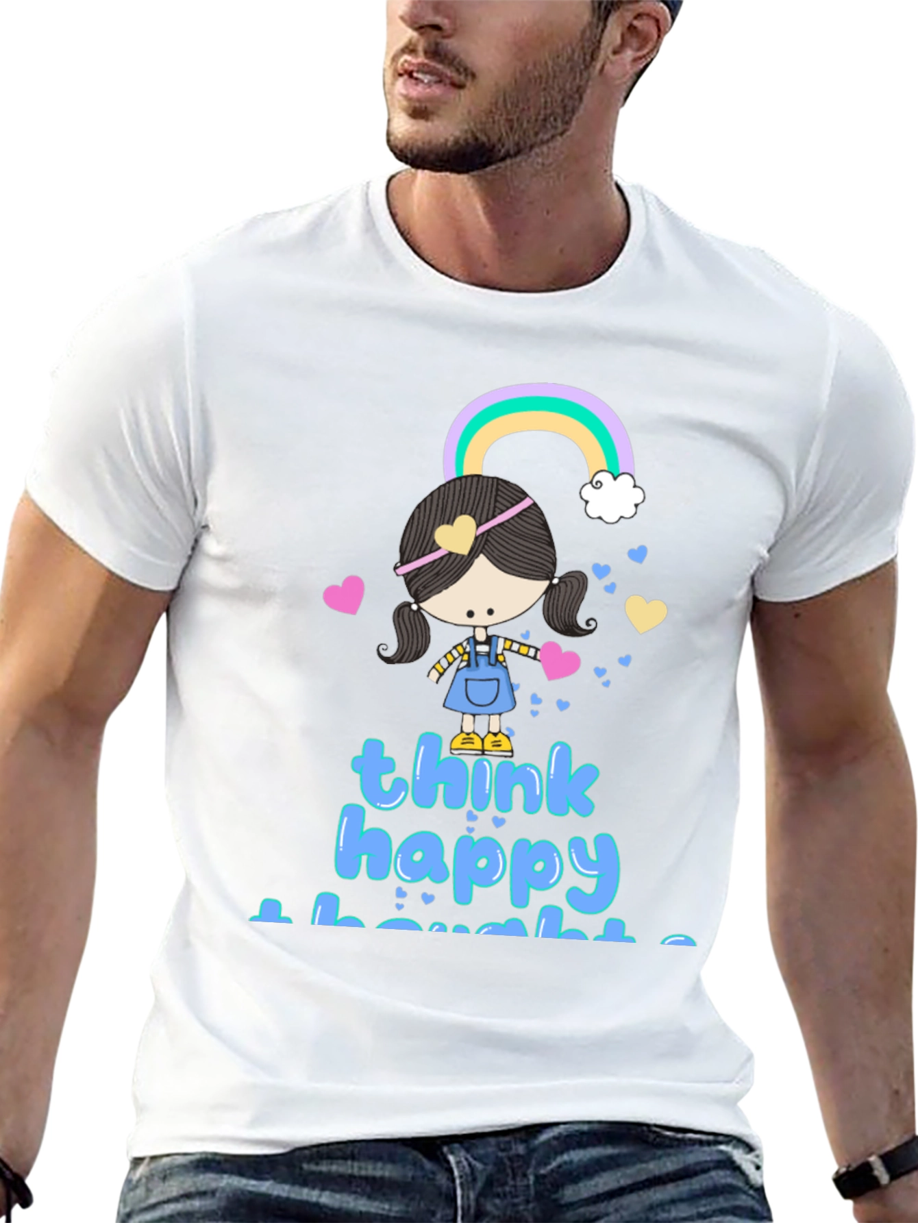 Think Happy Thoughts Graphic Tee