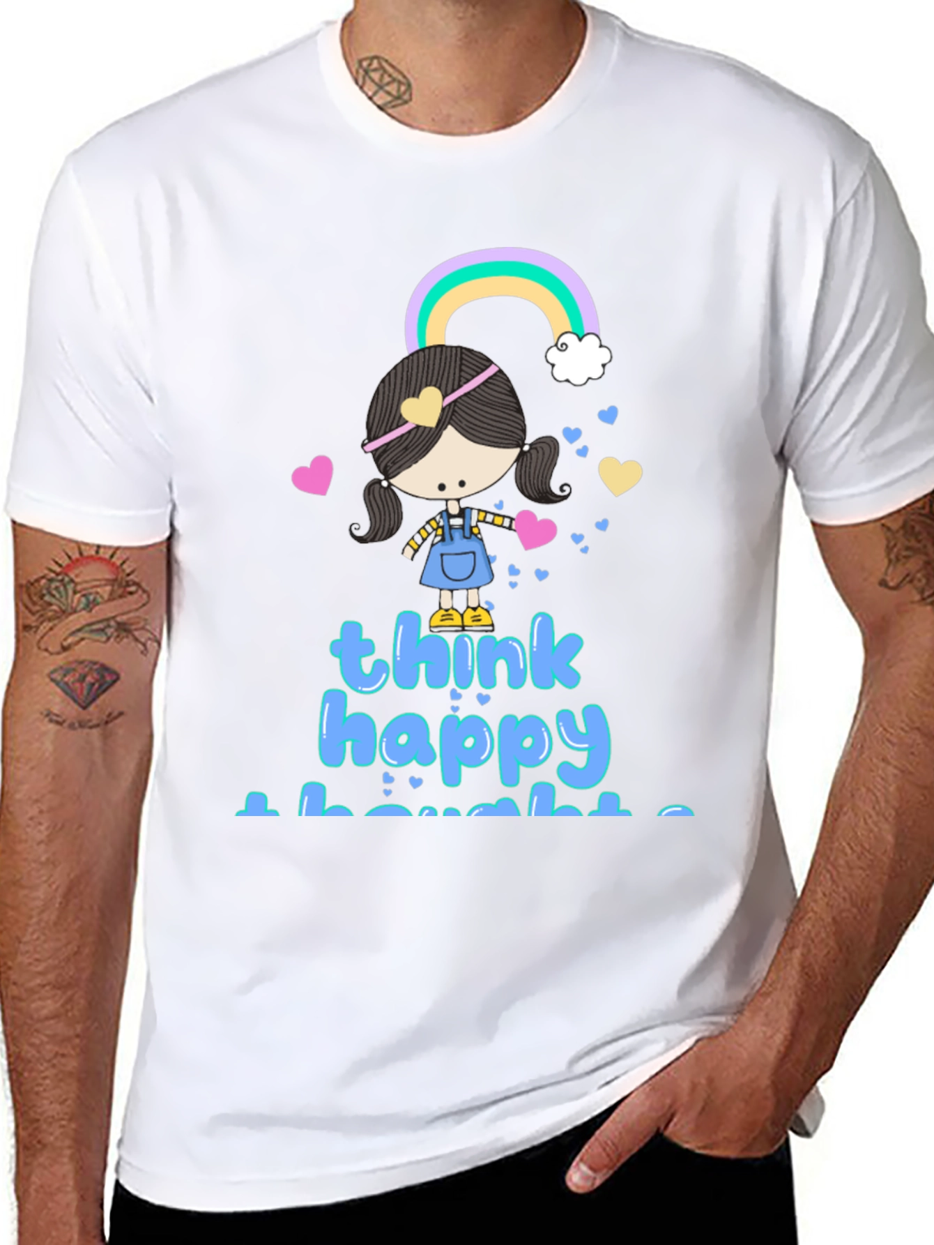 Think Happy Thoughts Graphic Tee