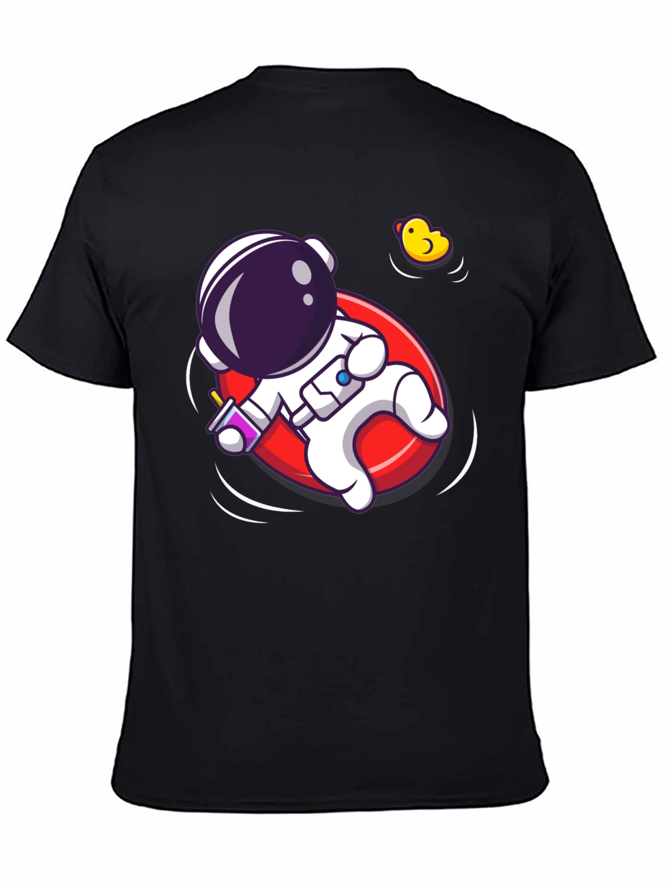 Astronaut Duck T-Shirt - Cosmic Fun!