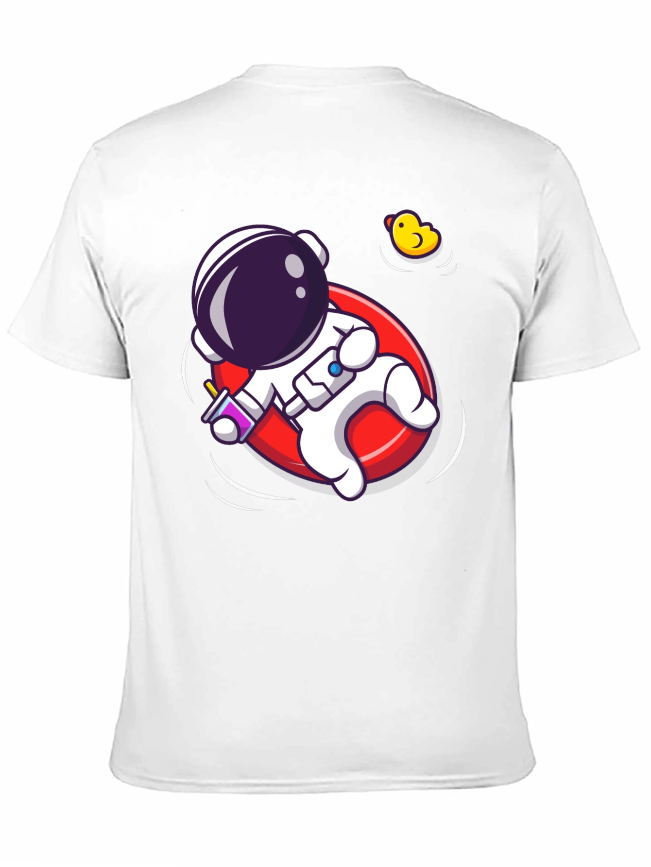 Astronaut Duck T-Shirt - Cosmic Fun!