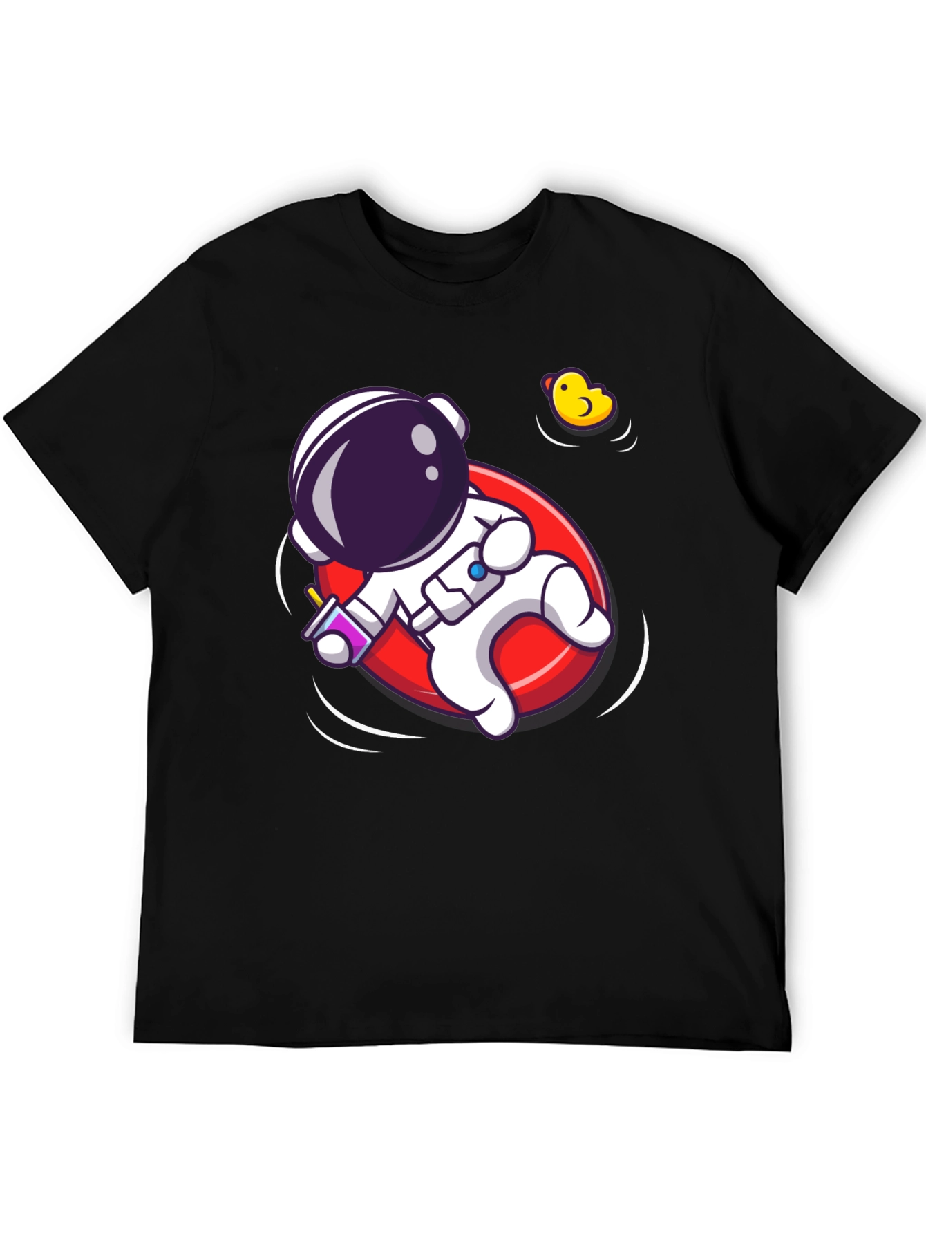 Astronaut Duck T-Shirt - Cosmic Fun!