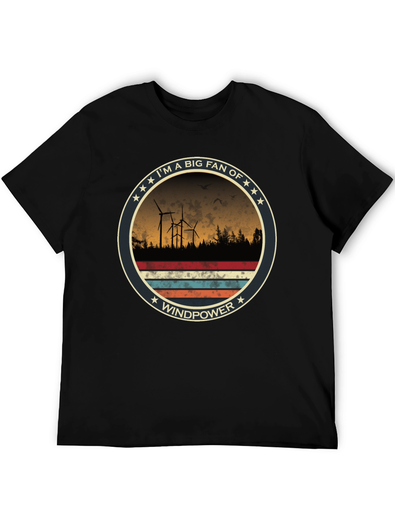 Windpower Fan T-Shirt - Eco-Friendly Energy Tee