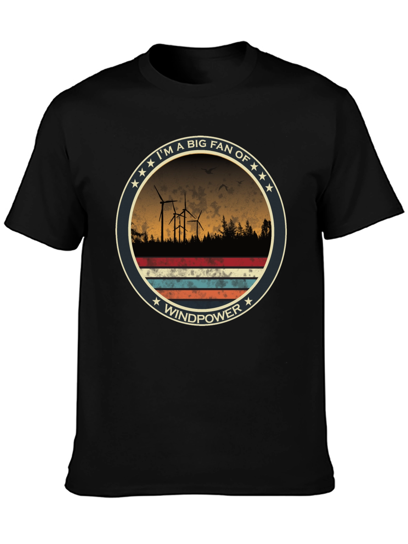 Windpower Fan T-Shirt - Eco-Friendly Energy Tee