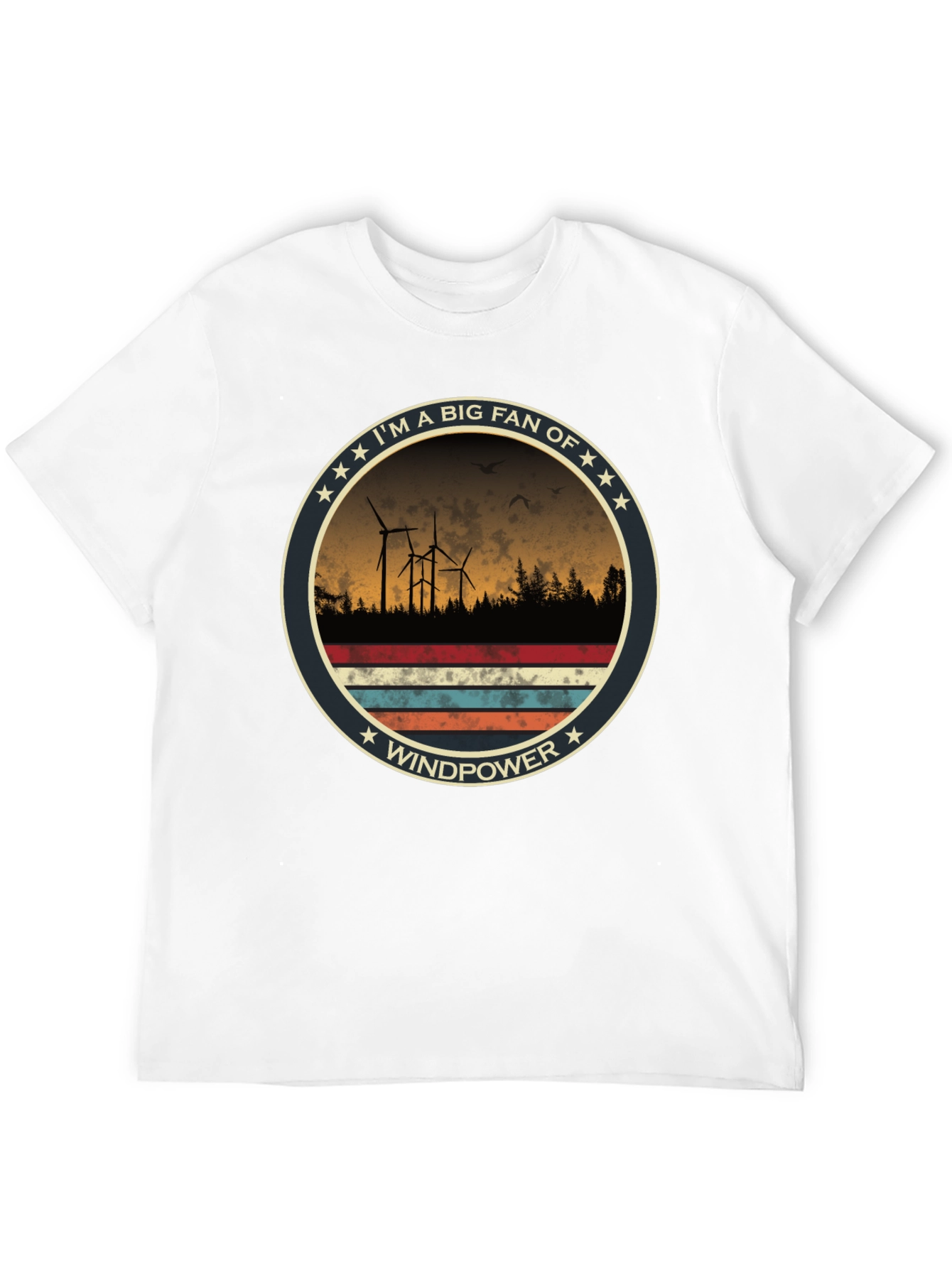 Windpower Fan T-Shirt - Eco-Friendly Energy Tee
