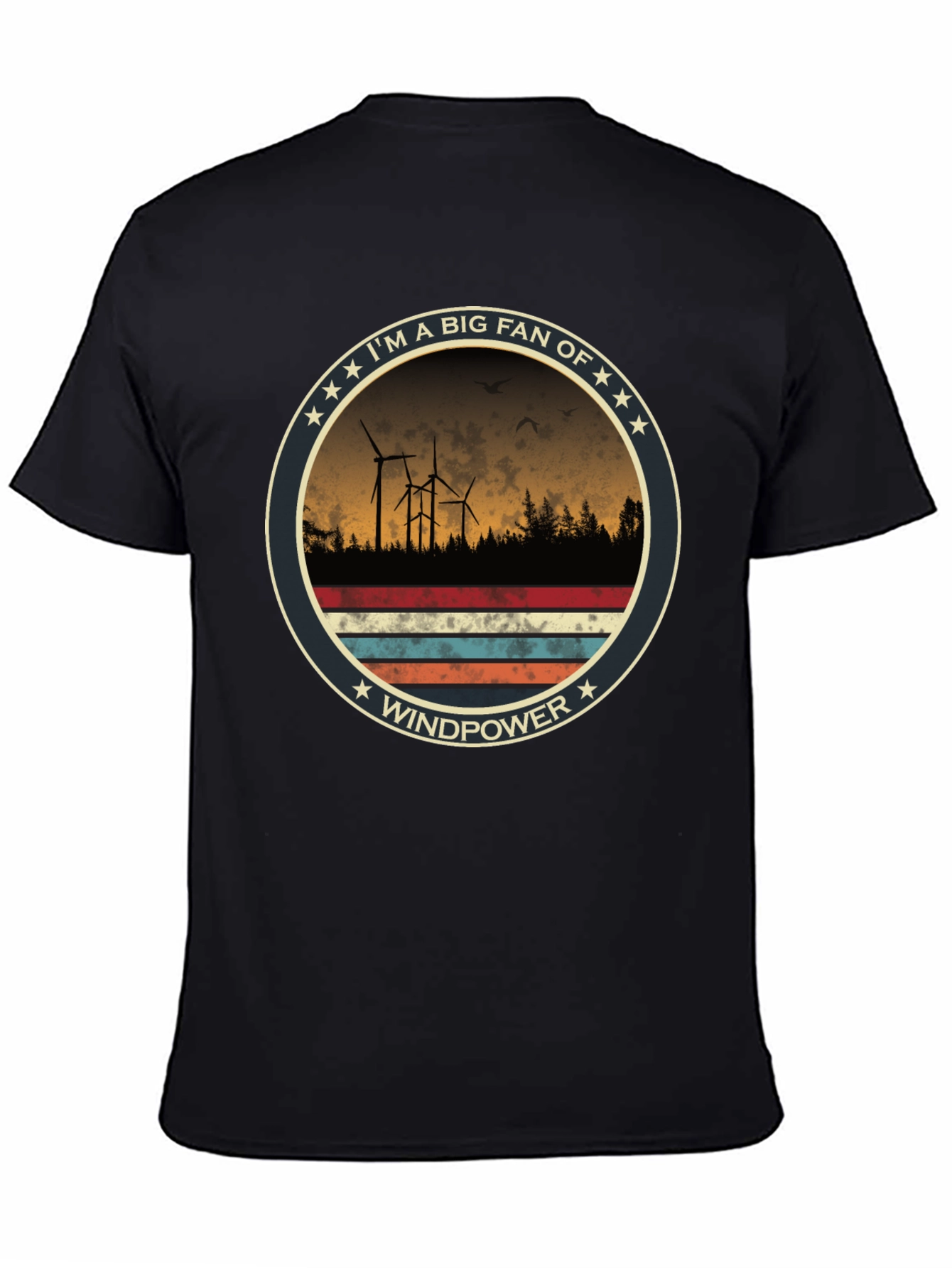 Windpower Fan T-Shirt - Eco-Friendly Energy Tee