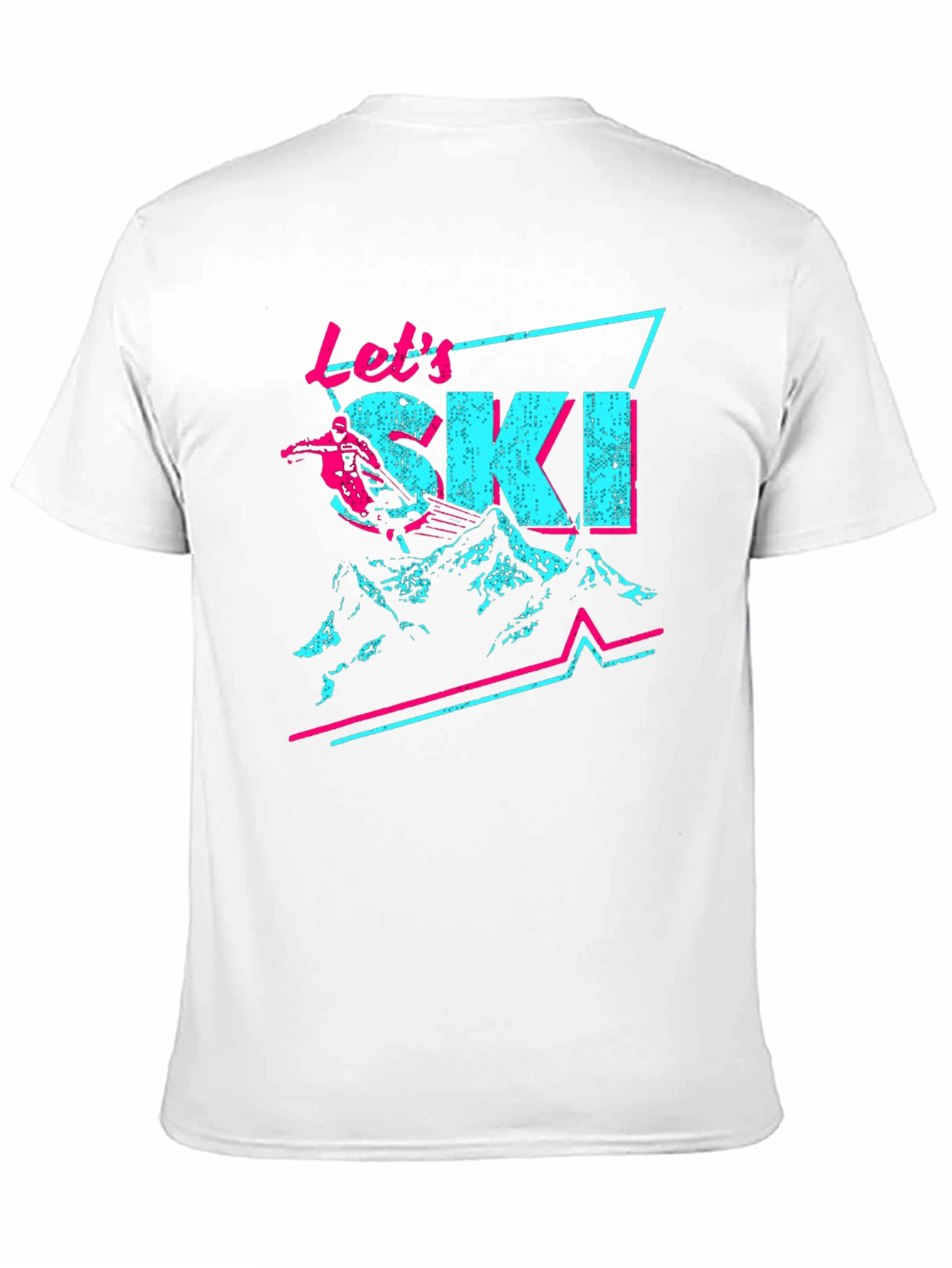 Retro Lets Ski Graphic Tee
