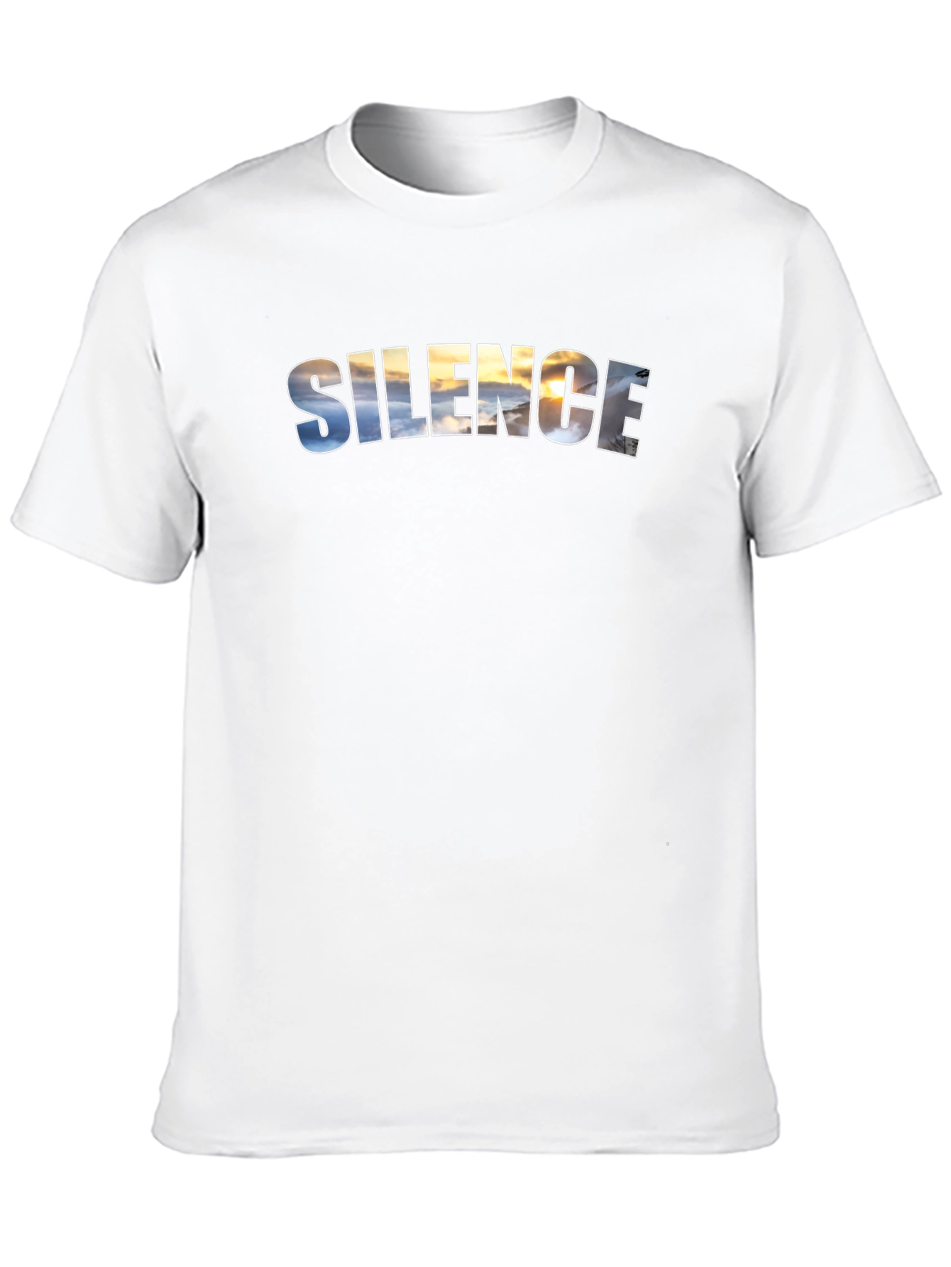 Silence Sky Black T-Shirt