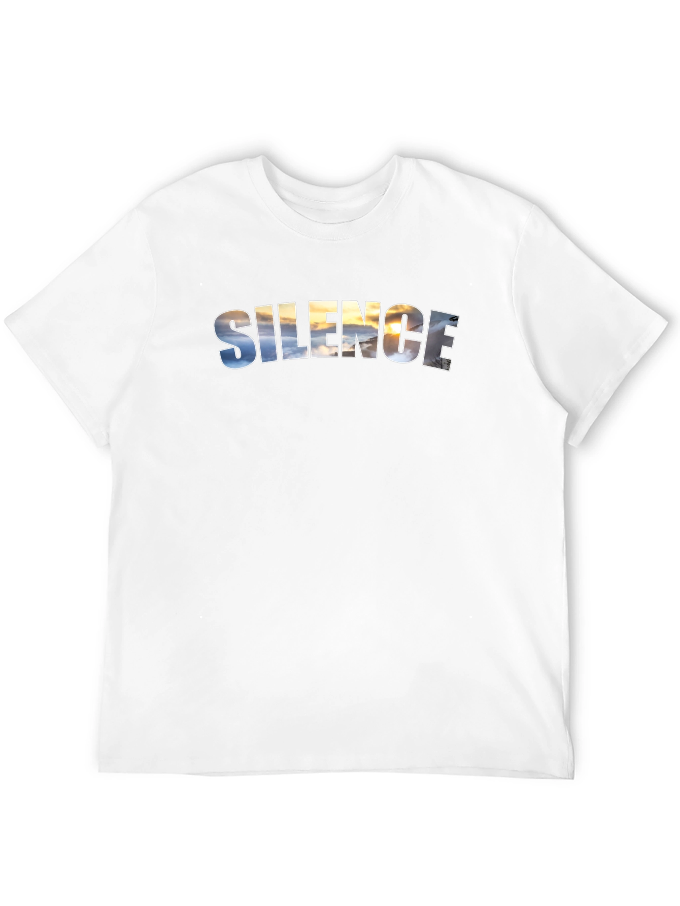 Silence Sky Black T-Shirt