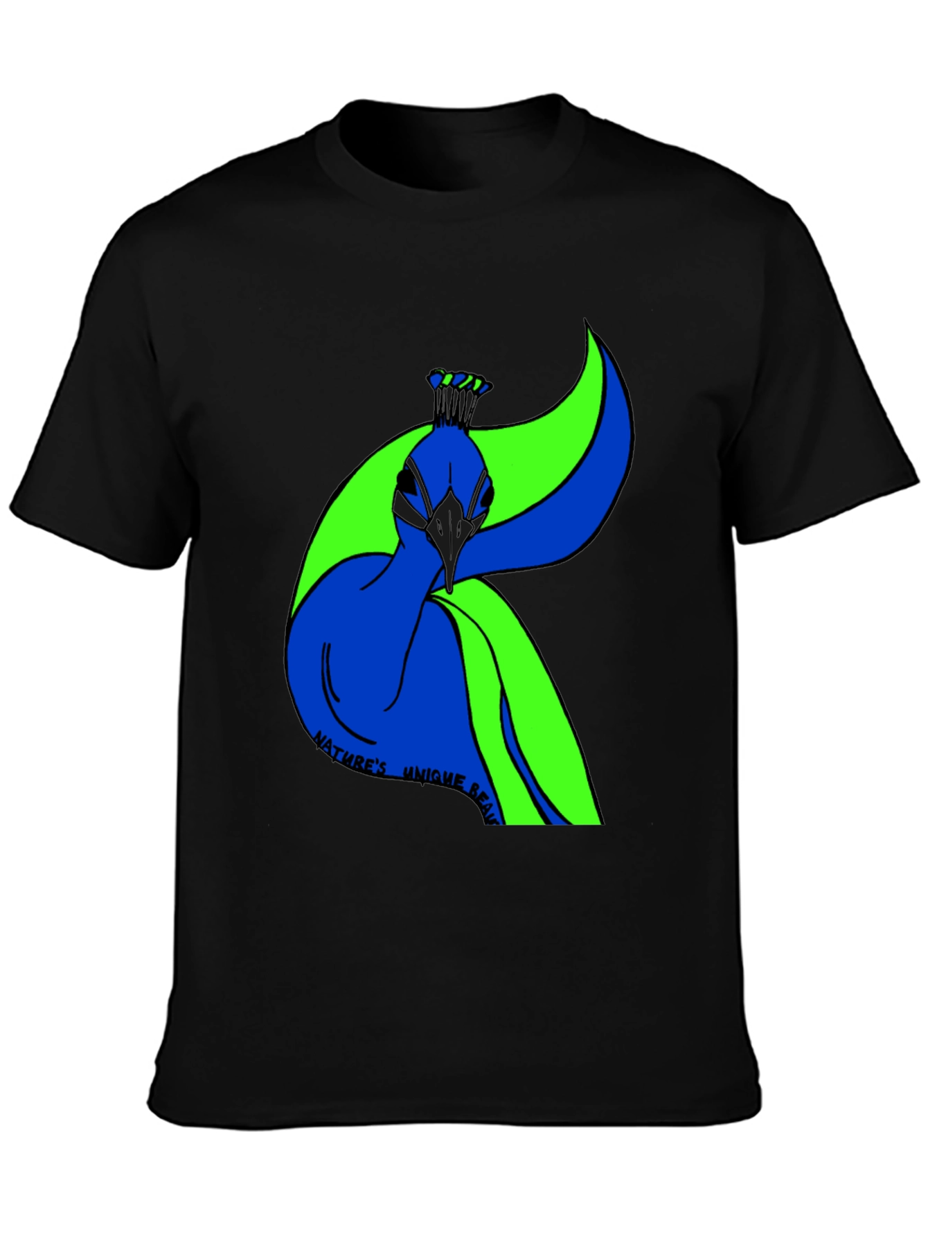 Natures Beauty Peacock Graphic Tee